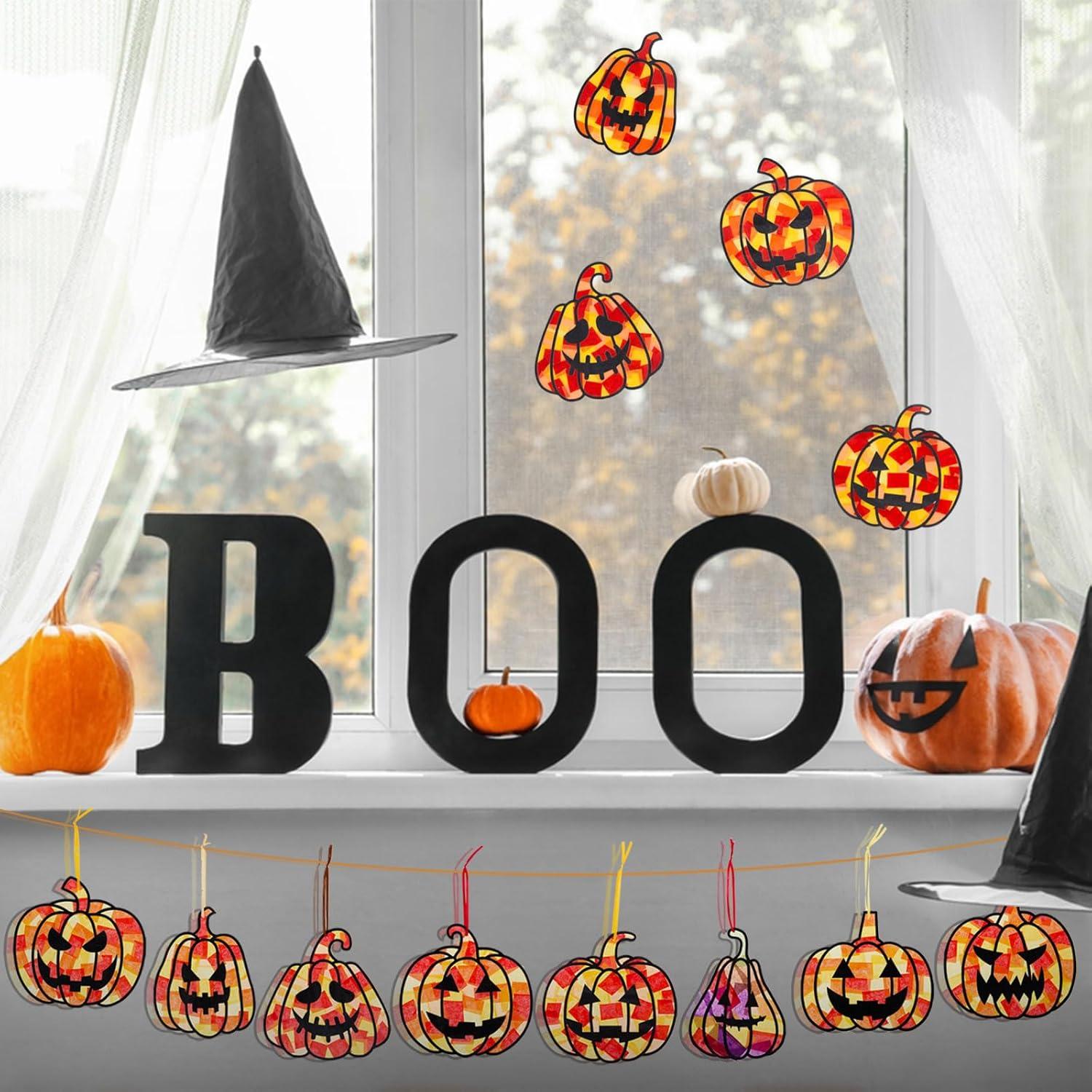 Kit de Manualidades de Calabaza MixTeach - 32 Piezas DIY Halloween