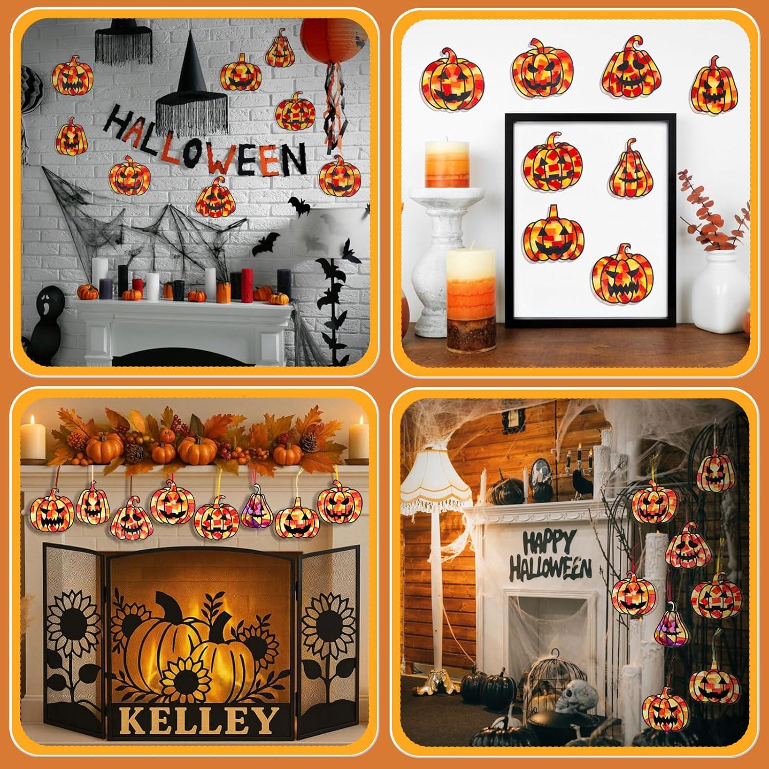 Kit de Manualidades de Calabaza MixTeach - 32 Piezas DIY Halloween