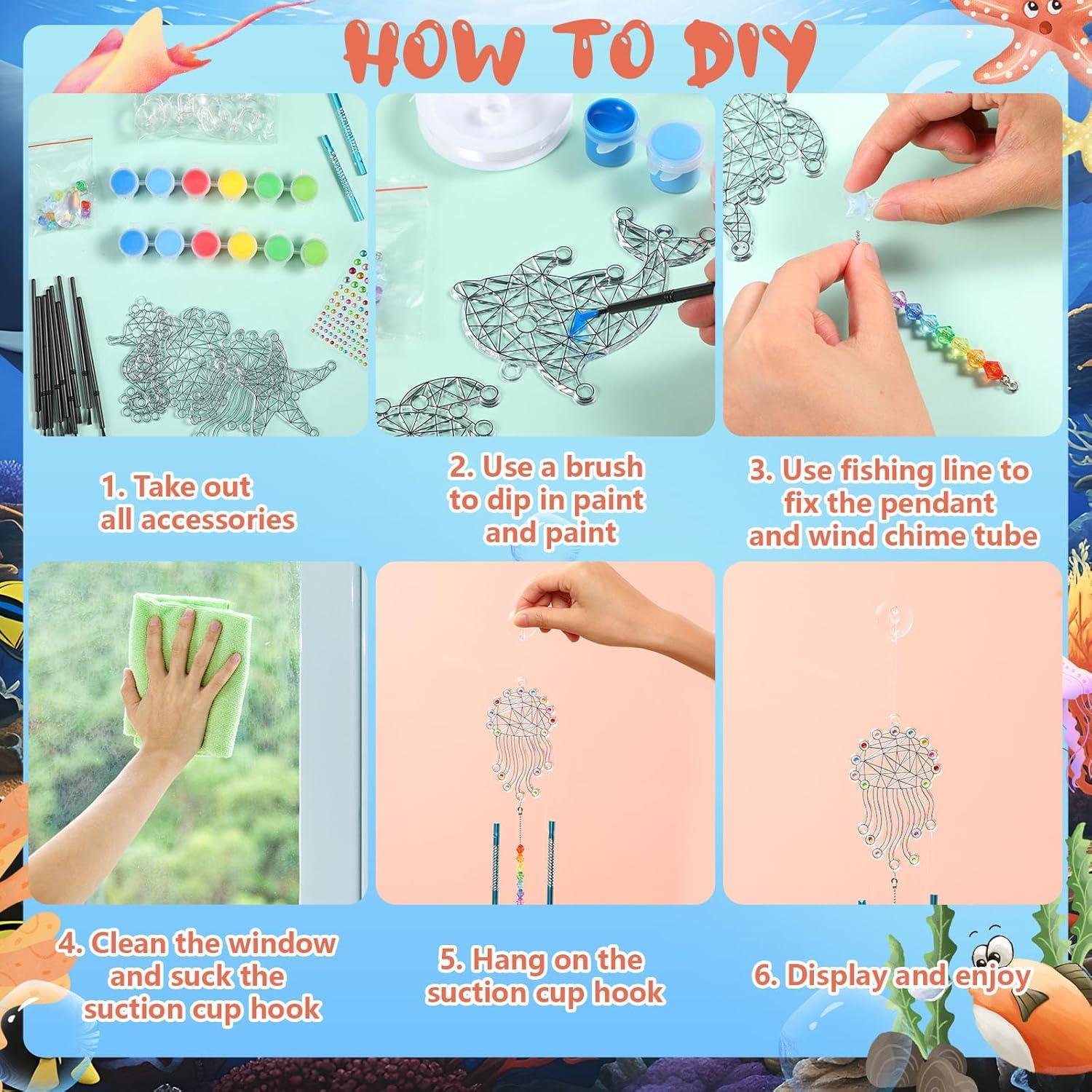 Kit de Manualidades GlikCeil 12 Piezas Atrapa Rayos Mar