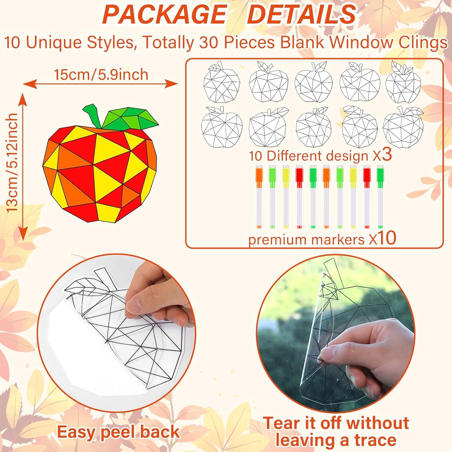 Kit de Manualidades Otoñales Qyeahkj 30 Pcs para Niños