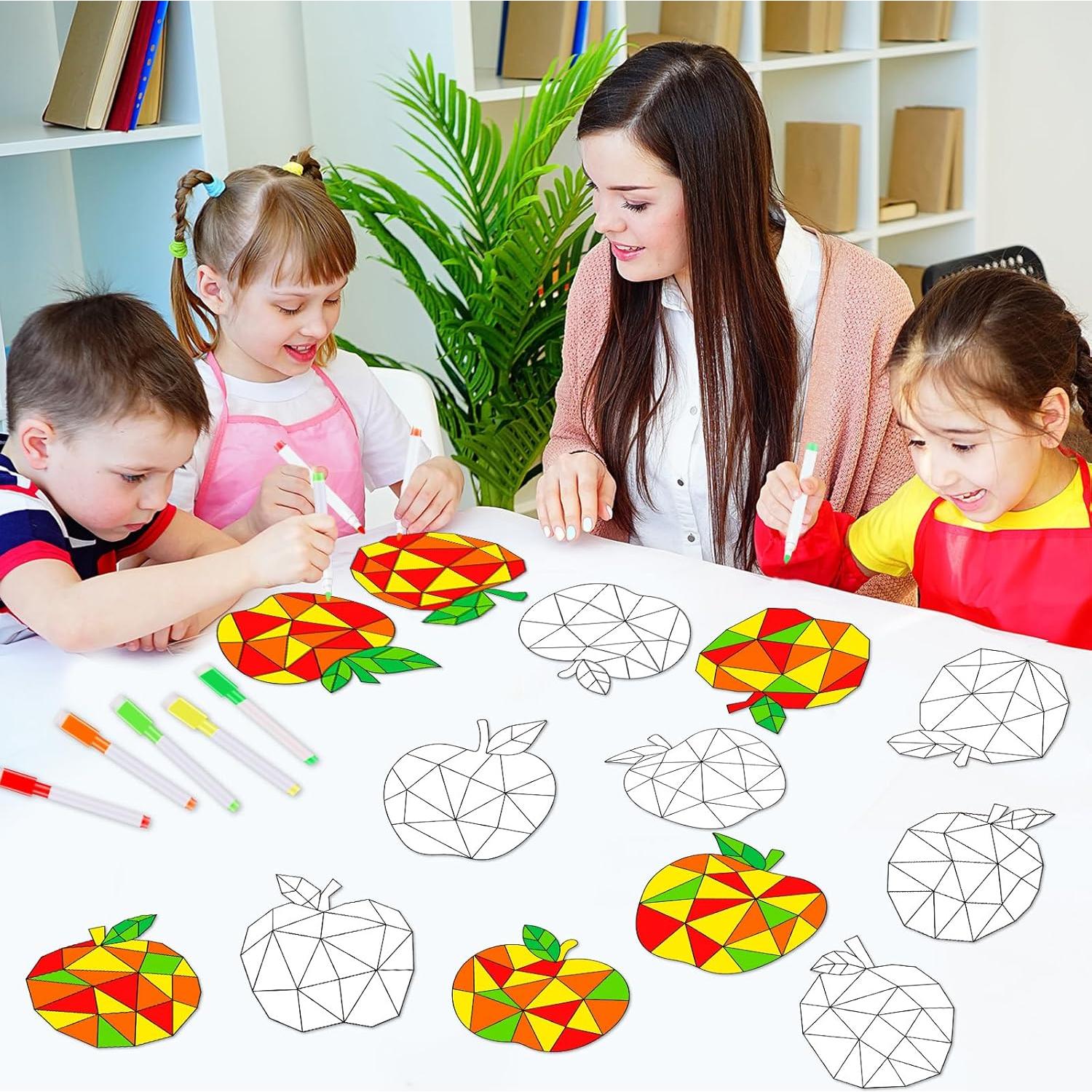 Kit de Manualidades Otoñales Qyeahkj 30 Pcs para Niños