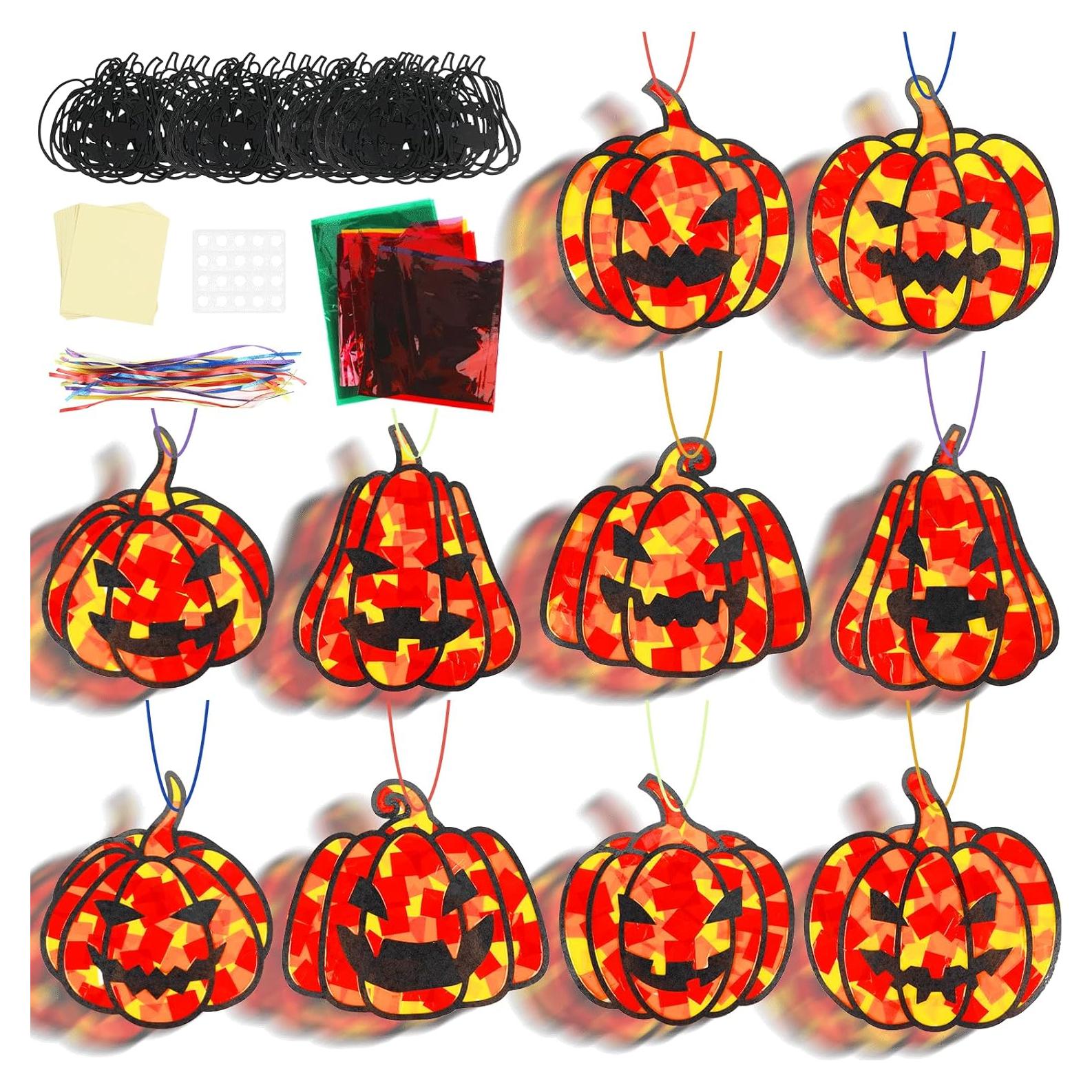 Kit de Manualidades Halloween Lonfliness 30 Piezas Calabaza