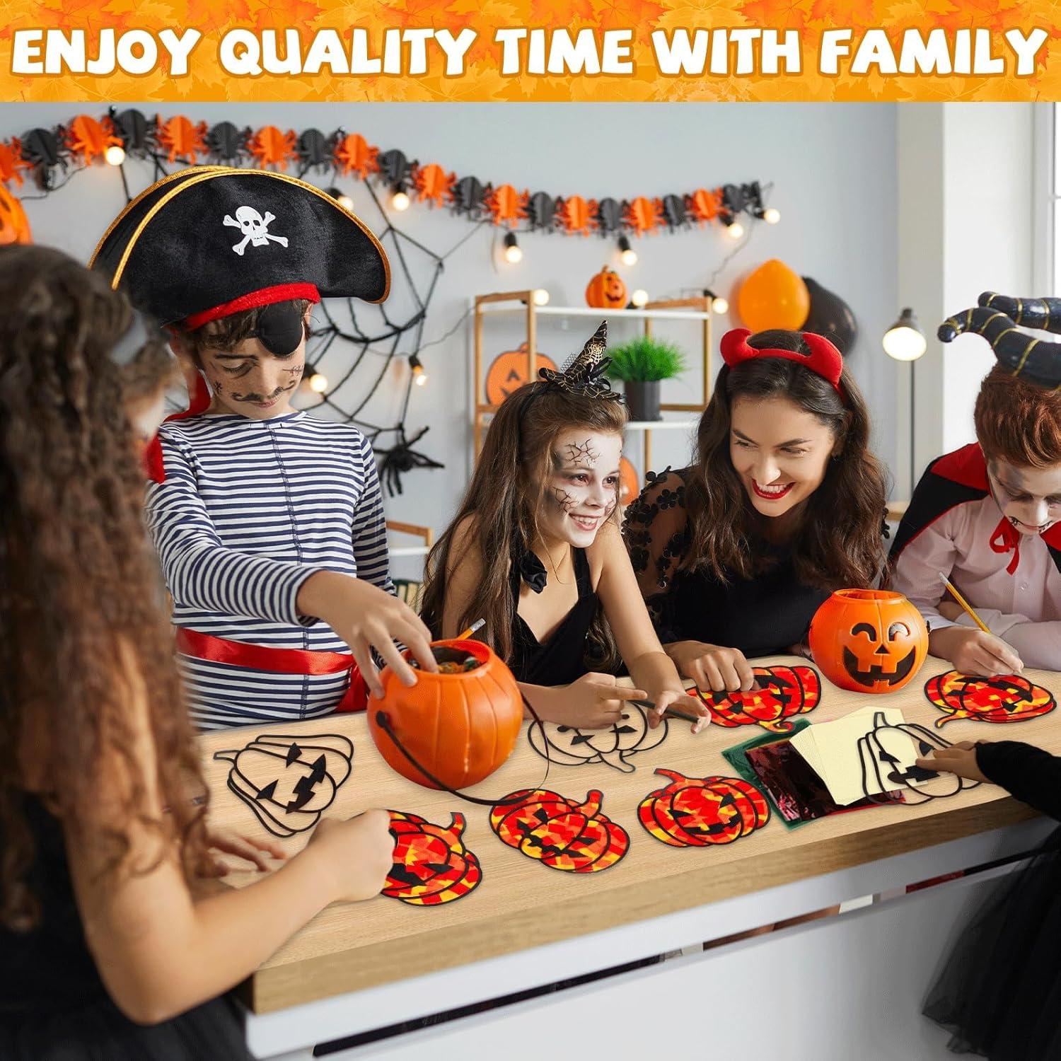 Kit de Manualidades Halloween Lonfliness 30 Piezas Calabaza