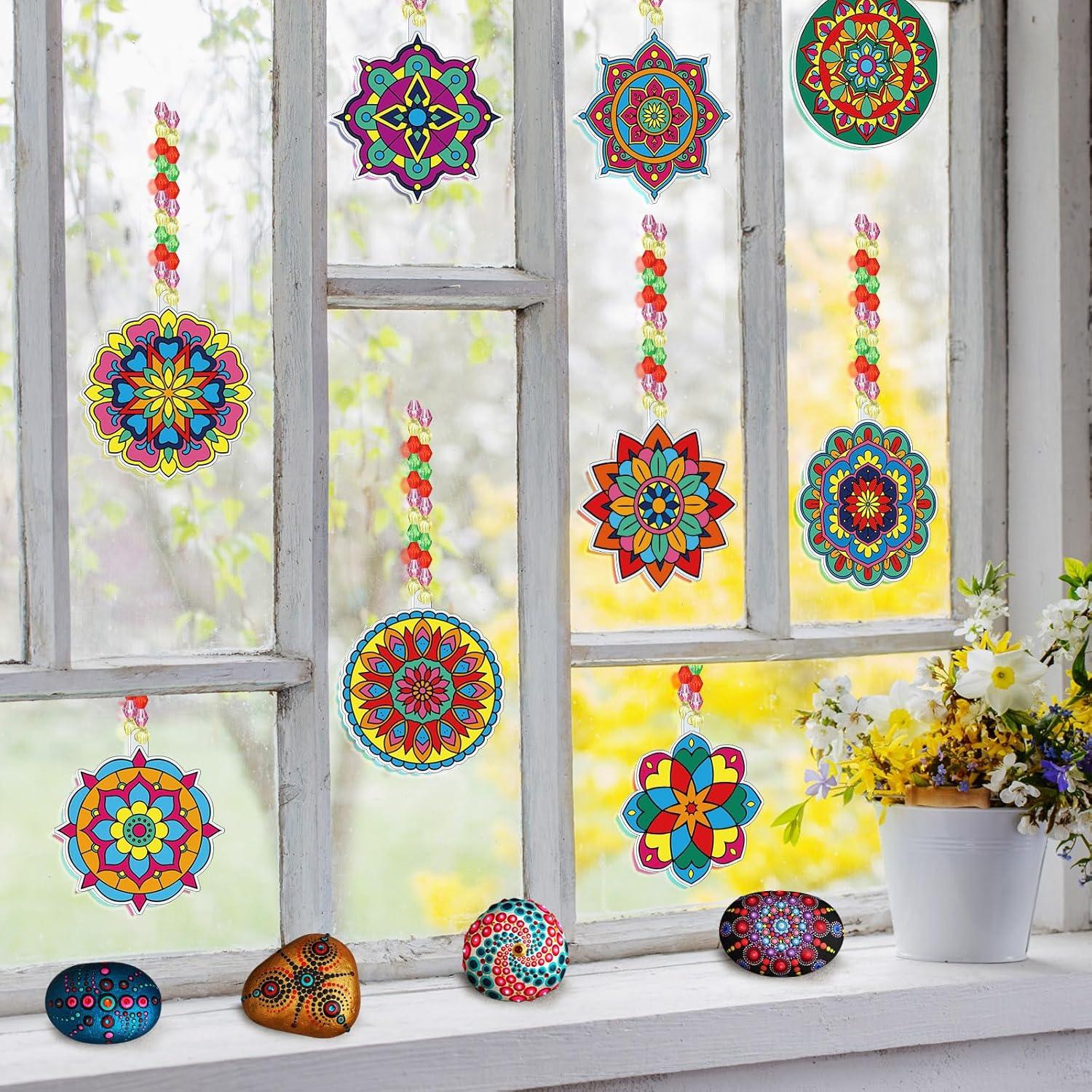 Kit de Manualidades Pasimy 36 Piezas Atrapa Rayos Mandala