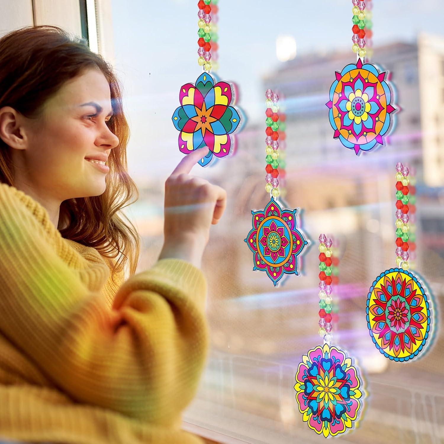 Kit de Manualidades Pasimy 36 Piezas Atrapa Rayos Mandala