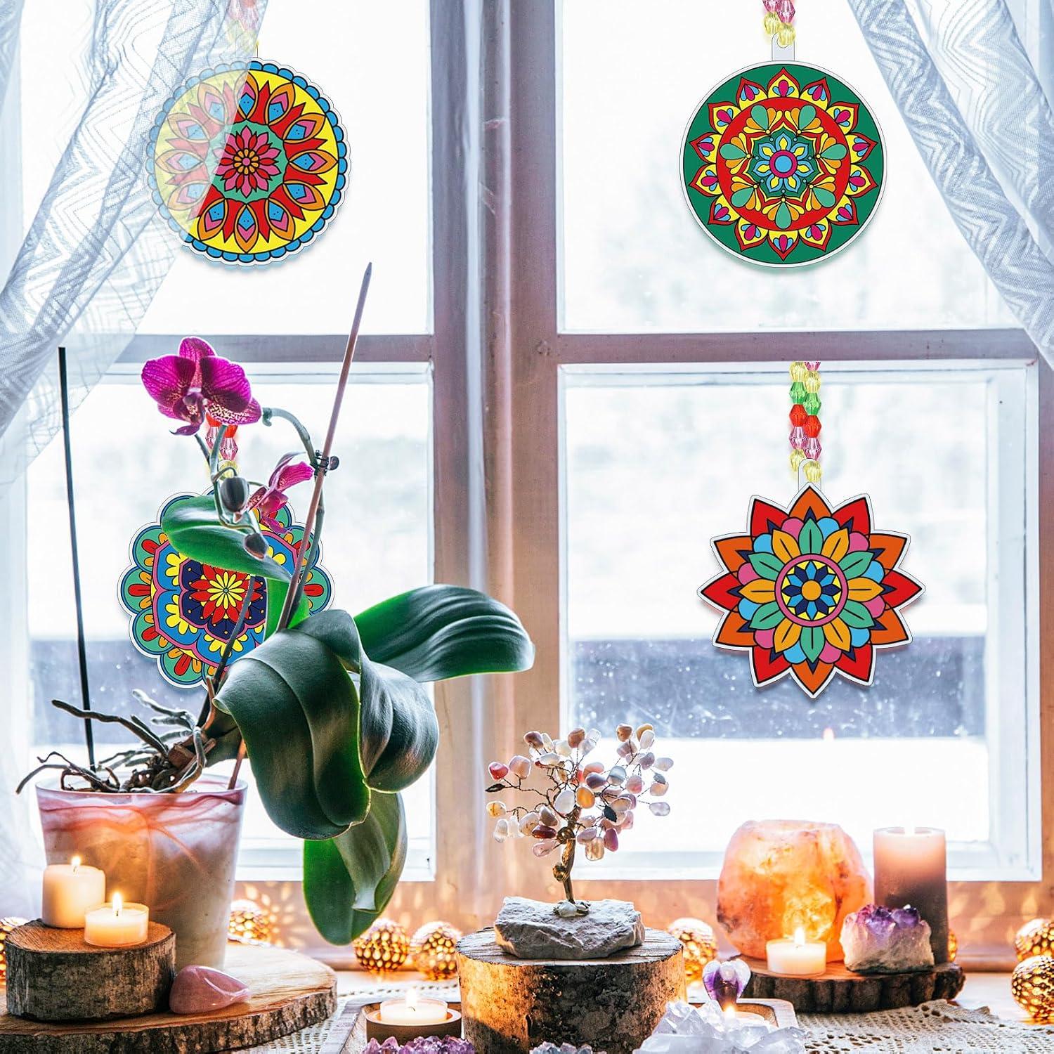 Kit de Manualidades Pasimy 36 Piezas Atrapa Rayos Mandala