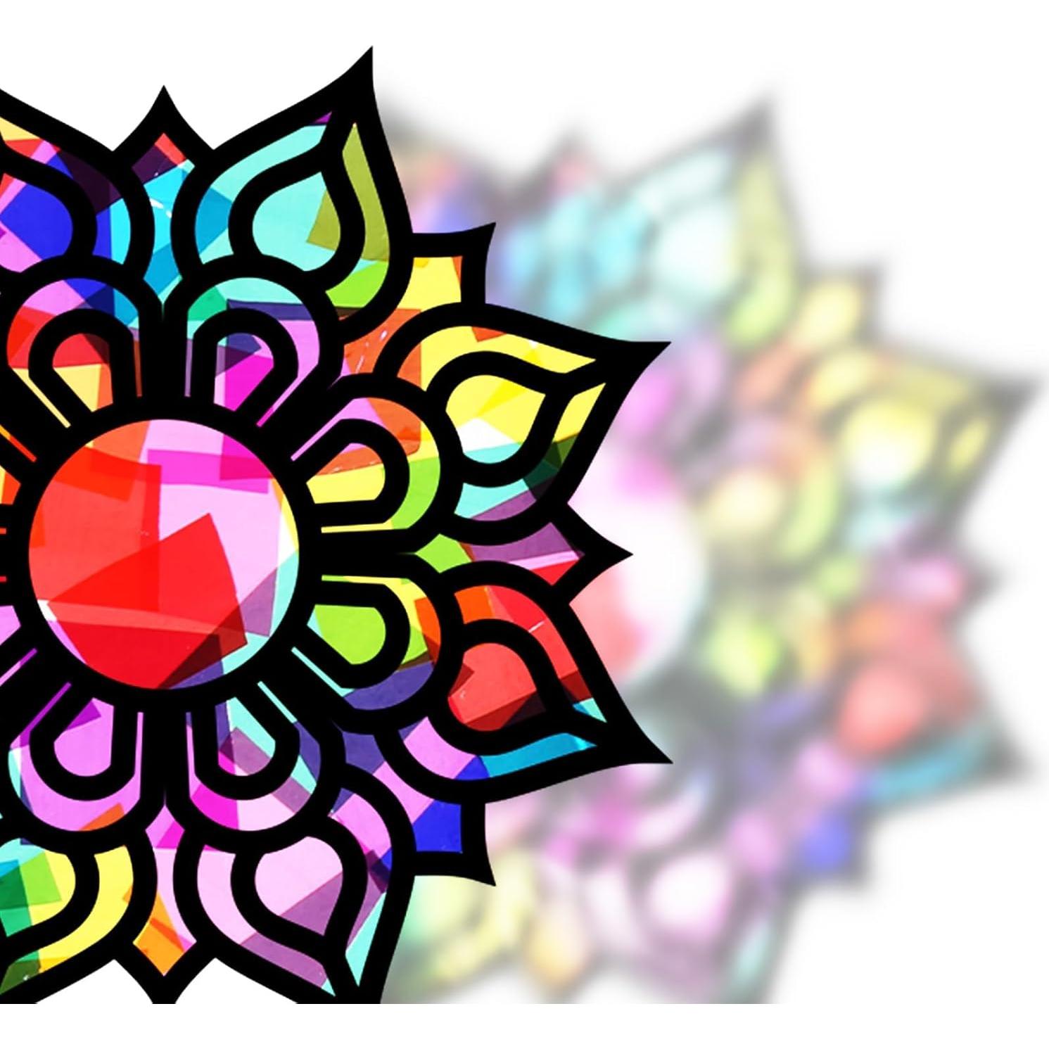 Kit de Manualidades FunCharm Suncatcher Mandala 36 Piezas