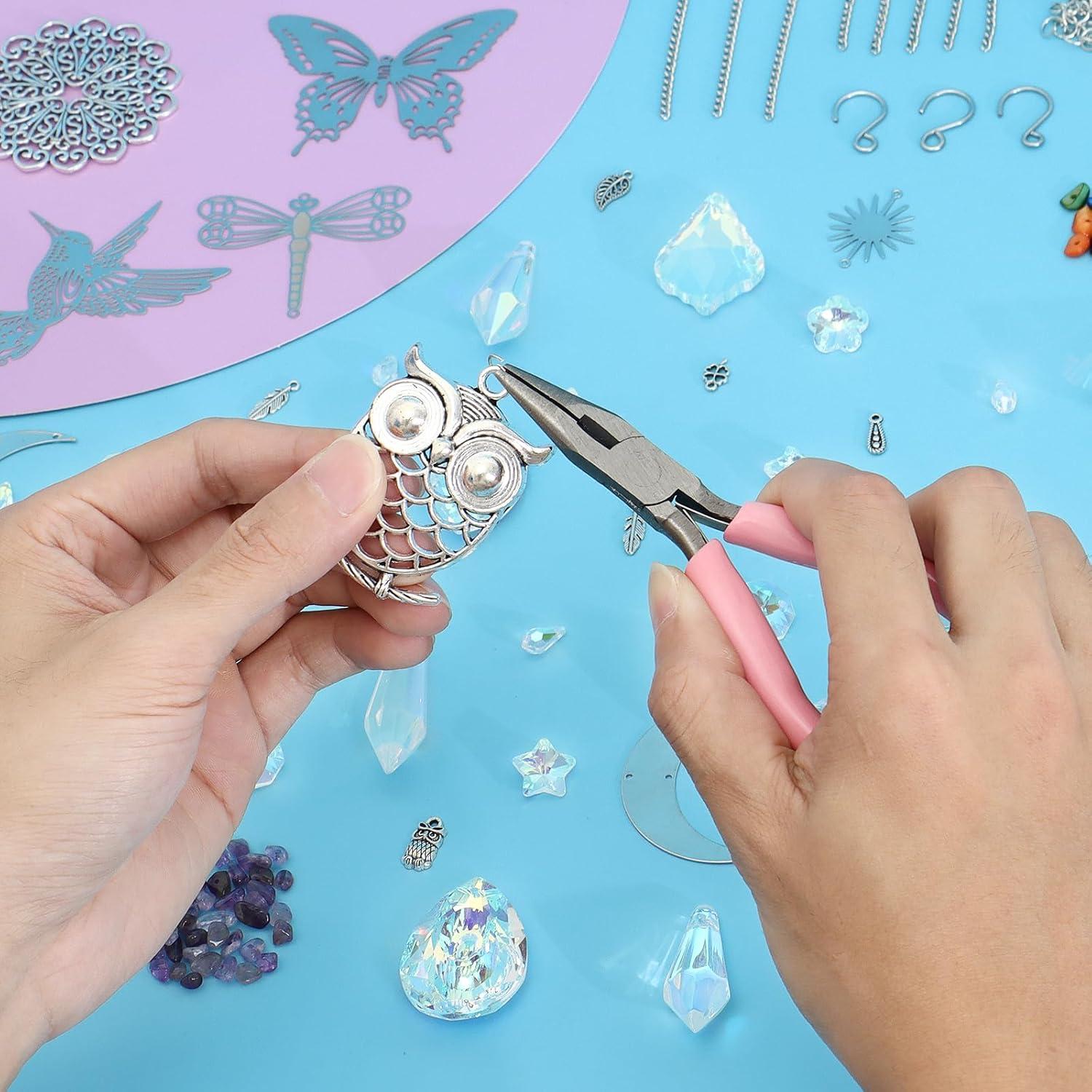 Kit de Suncatcher DIY 440PCS - Prismas Colgantes para Decoración