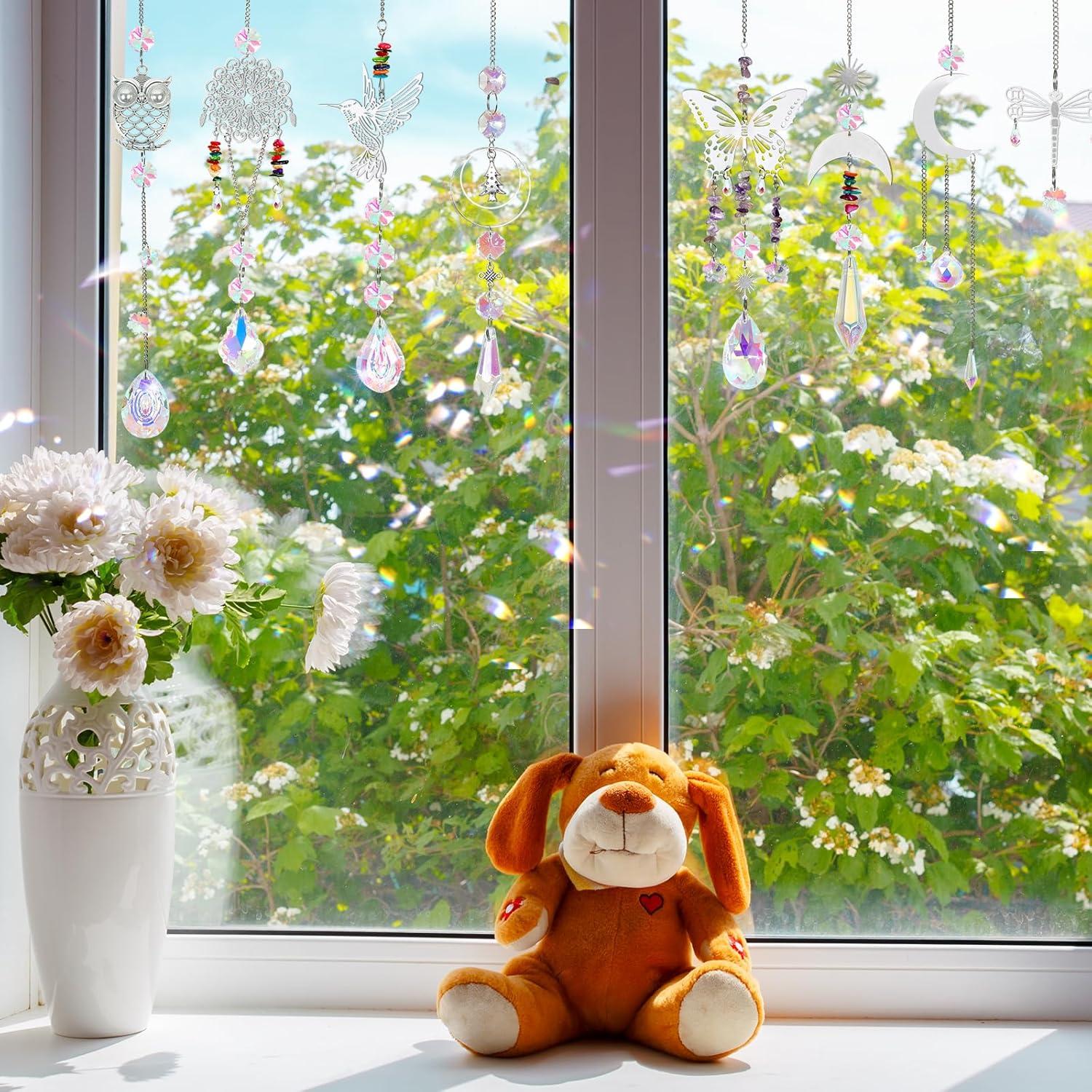 Kit de Suncatcher DIY 440PCS - Prismas Colgantes para Decoración