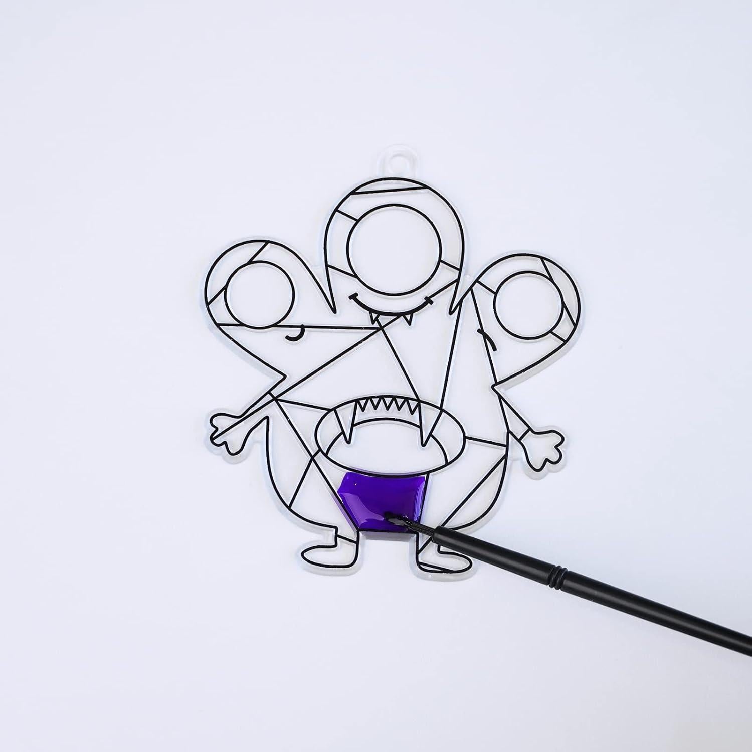 Kit de Manualidades de Halloween Winlyn - 27 Juegos de Atrapa Rayos Monstruosos