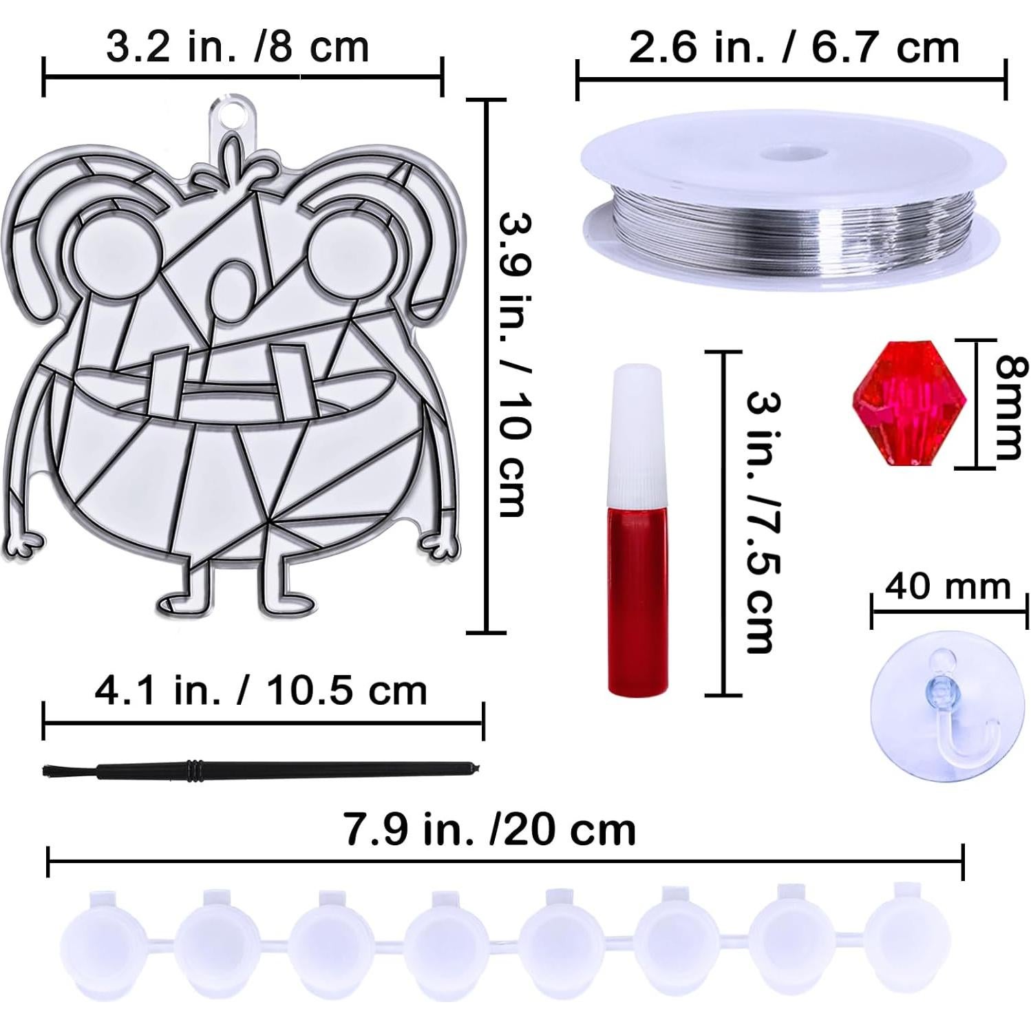Kit de Manualidades de Halloween Winlyn - 27 Juegos de Atrapa Rayos Monstruosos