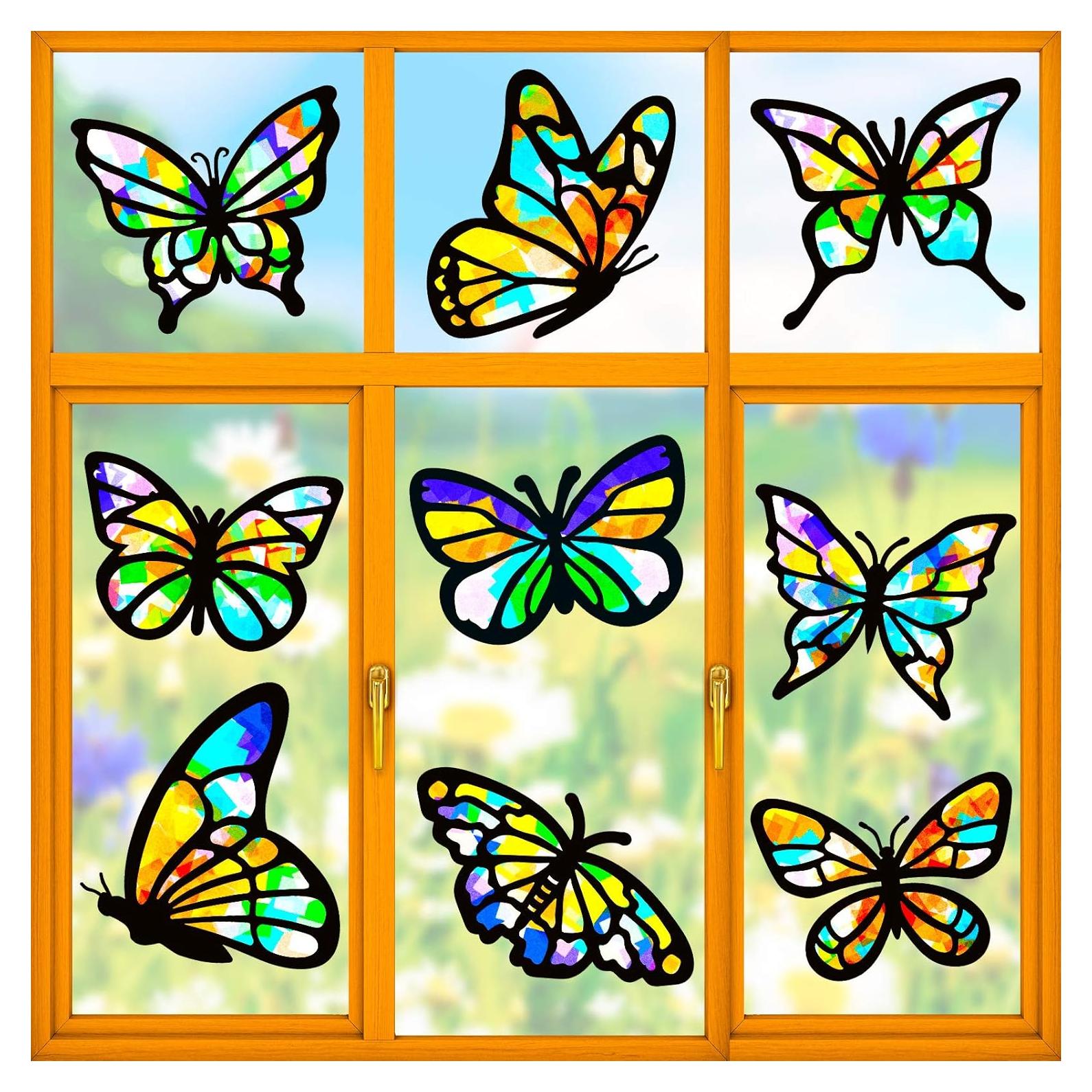 Kit de Manualidades de Mariposa Suncatcher Zonon 9 Piezas