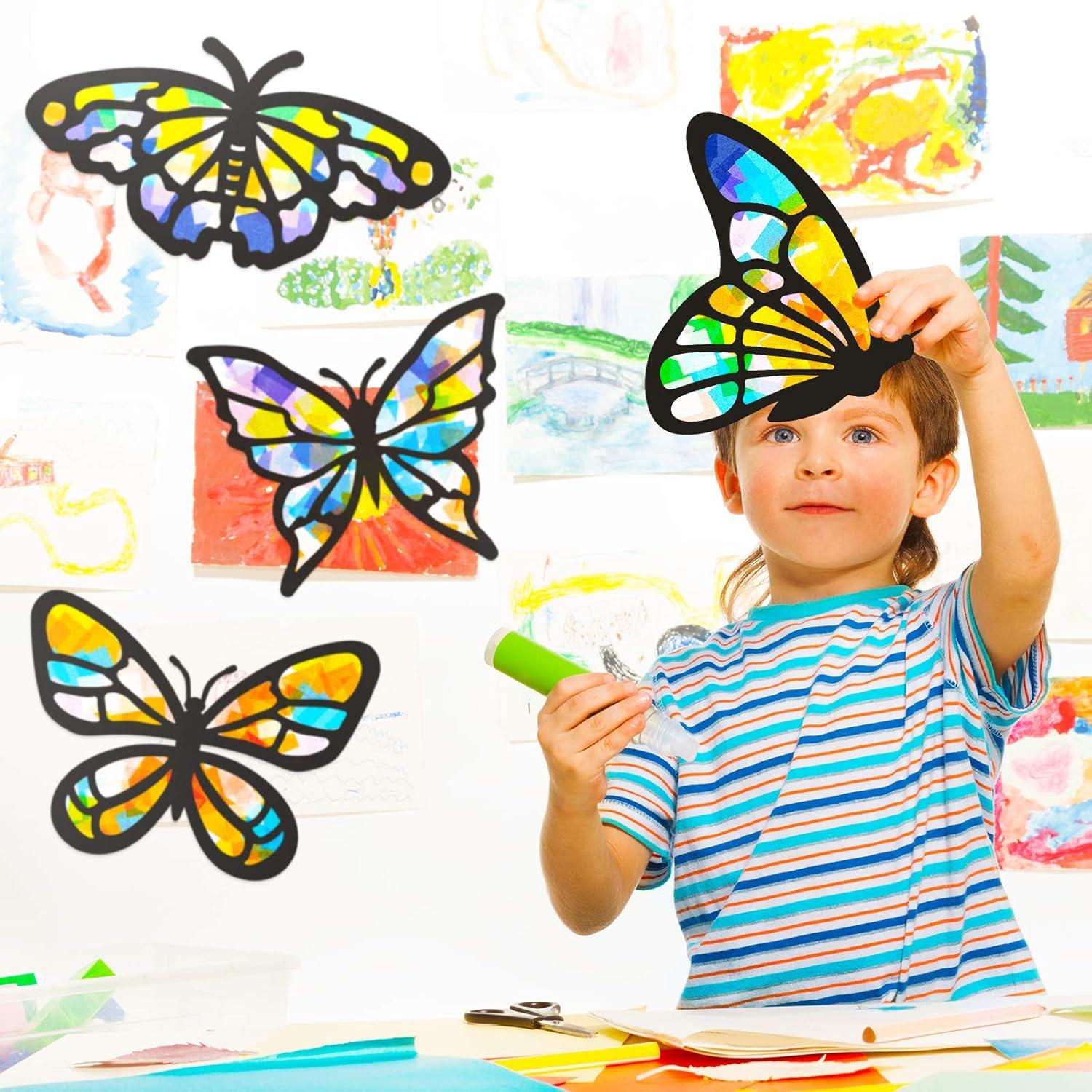 Kit de Manualidades de Mariposa Suncatcher Zonon 9 Piezas