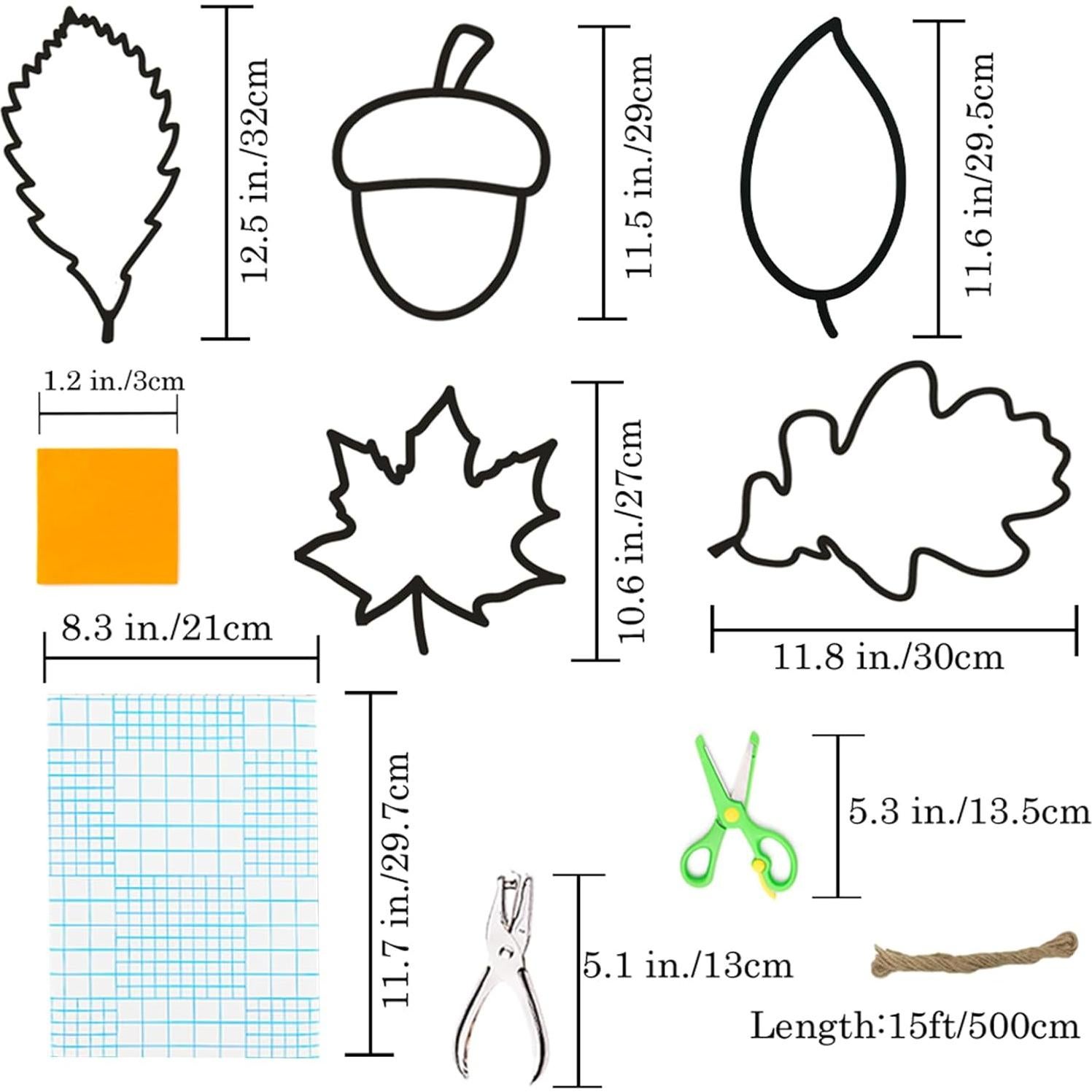 Kit de Manualidades EXQUISS Suncatchers de Otoño 10 Piezas