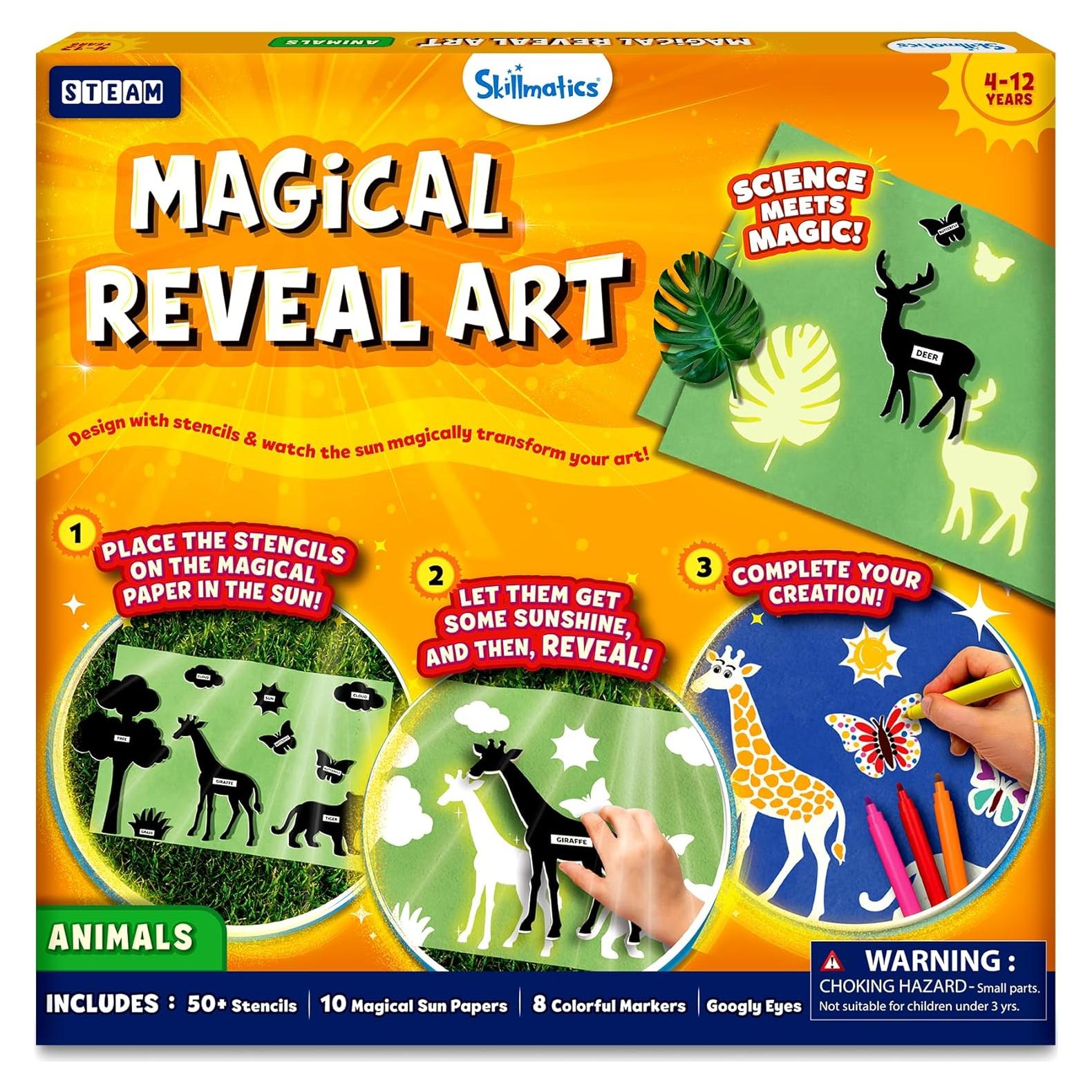 Kit de Manualidades en Papel Skillmatics - Arte Mágico Revelador