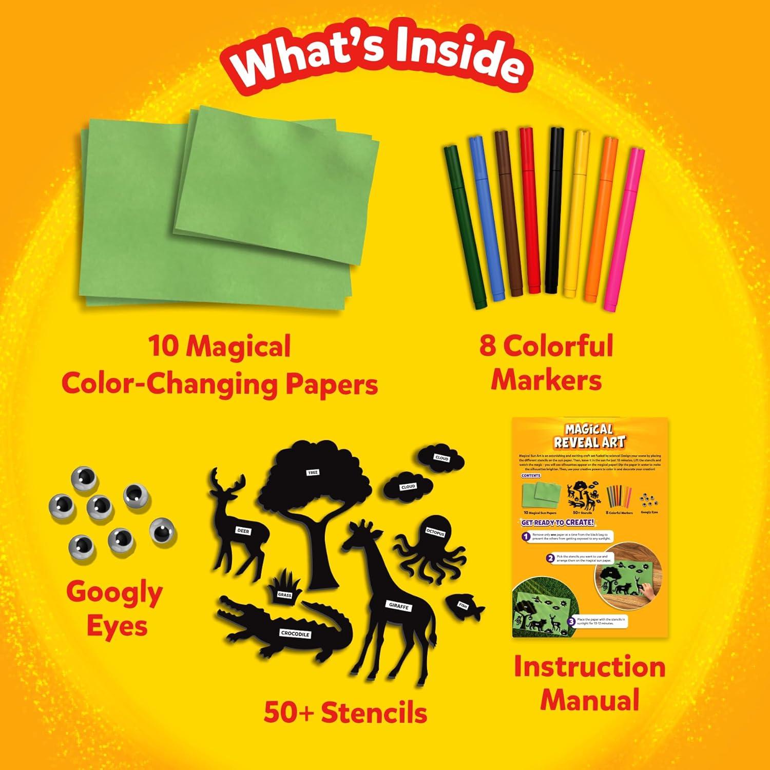 Kit de Manualidades en Papel Skillmatics - Arte Mágico Revelador