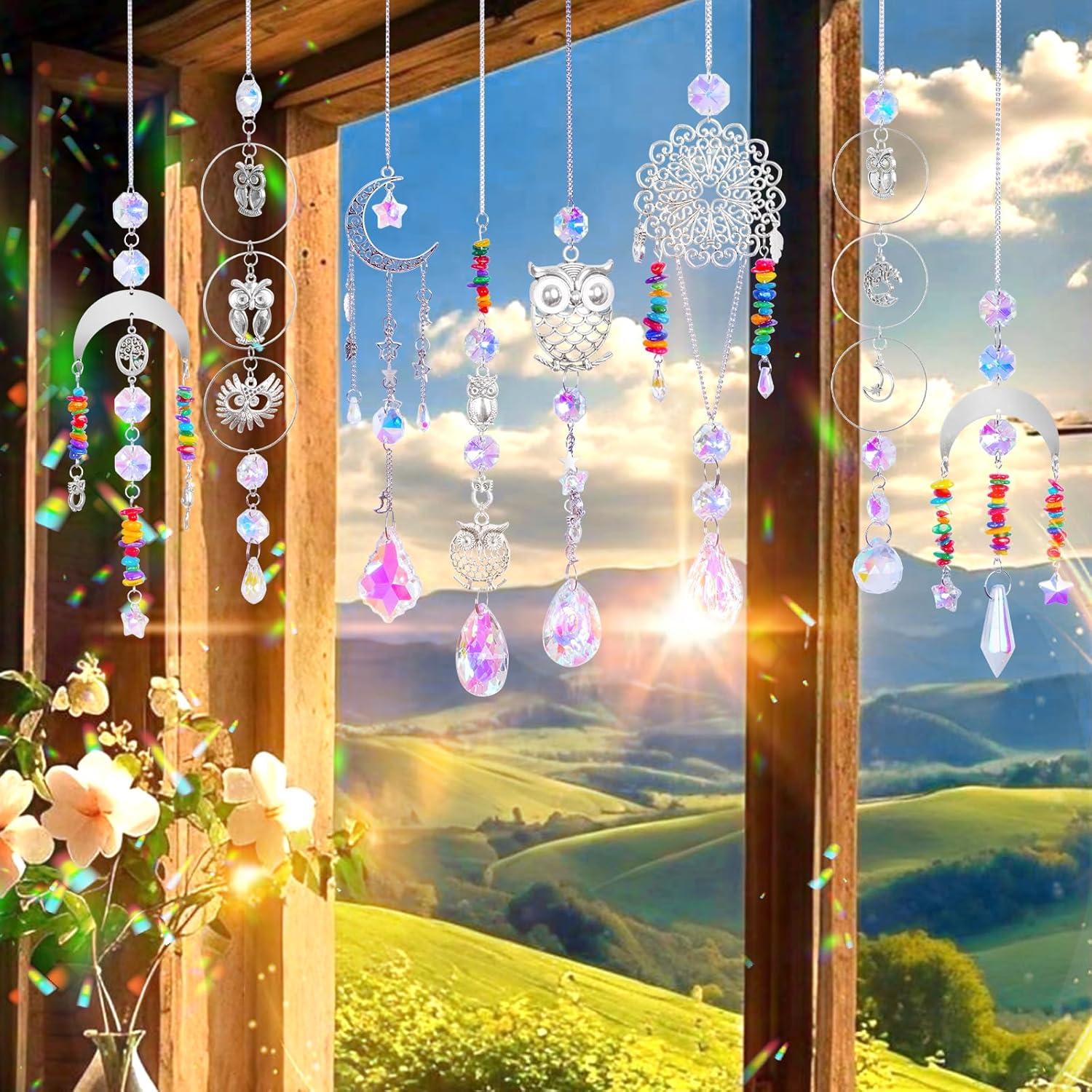 Kit de Atrapasueños FOFOGANG 410 Piezas Búhos Cristales