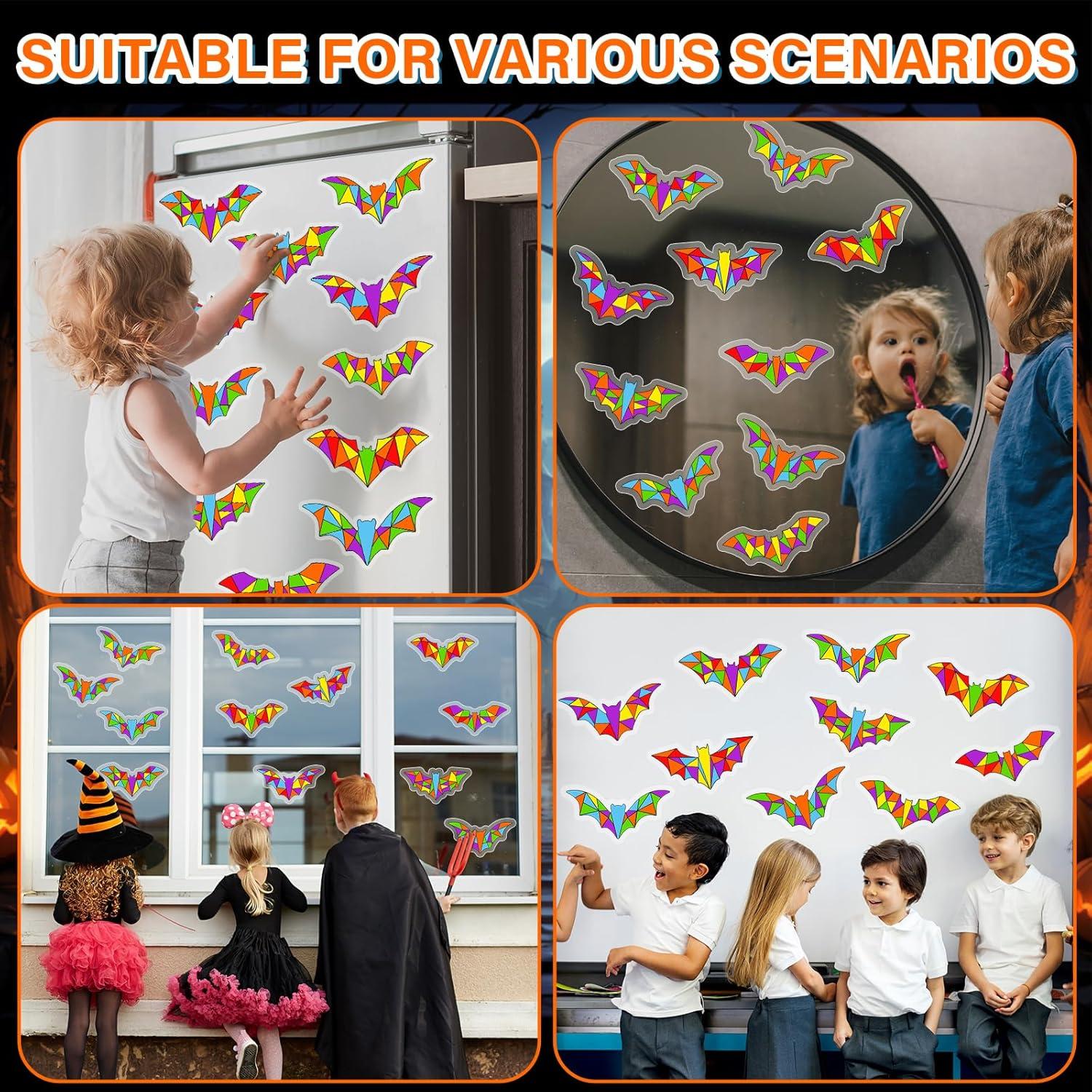 Kit de Manualidades Halloween Qyeahkj 30 Piezas Murciélago