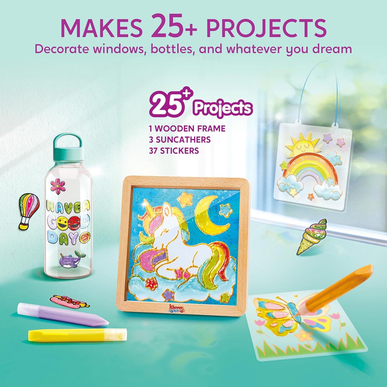 Klever Kits Gel Art Kit Unicornio para Niños 6-8 Años