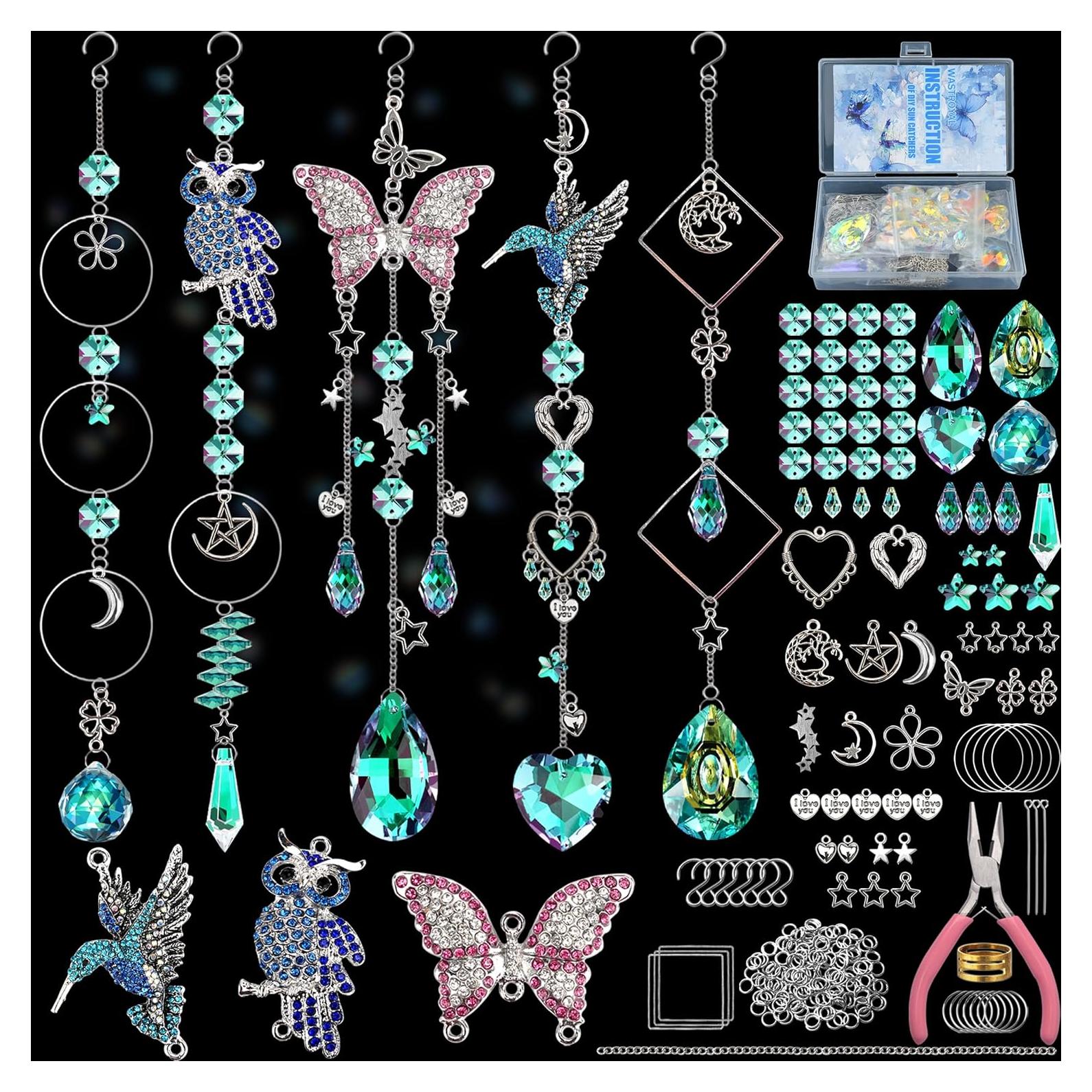 Kit de Atrapa Rayos DIY YUJINGXUAN con Cristales y Accesorios