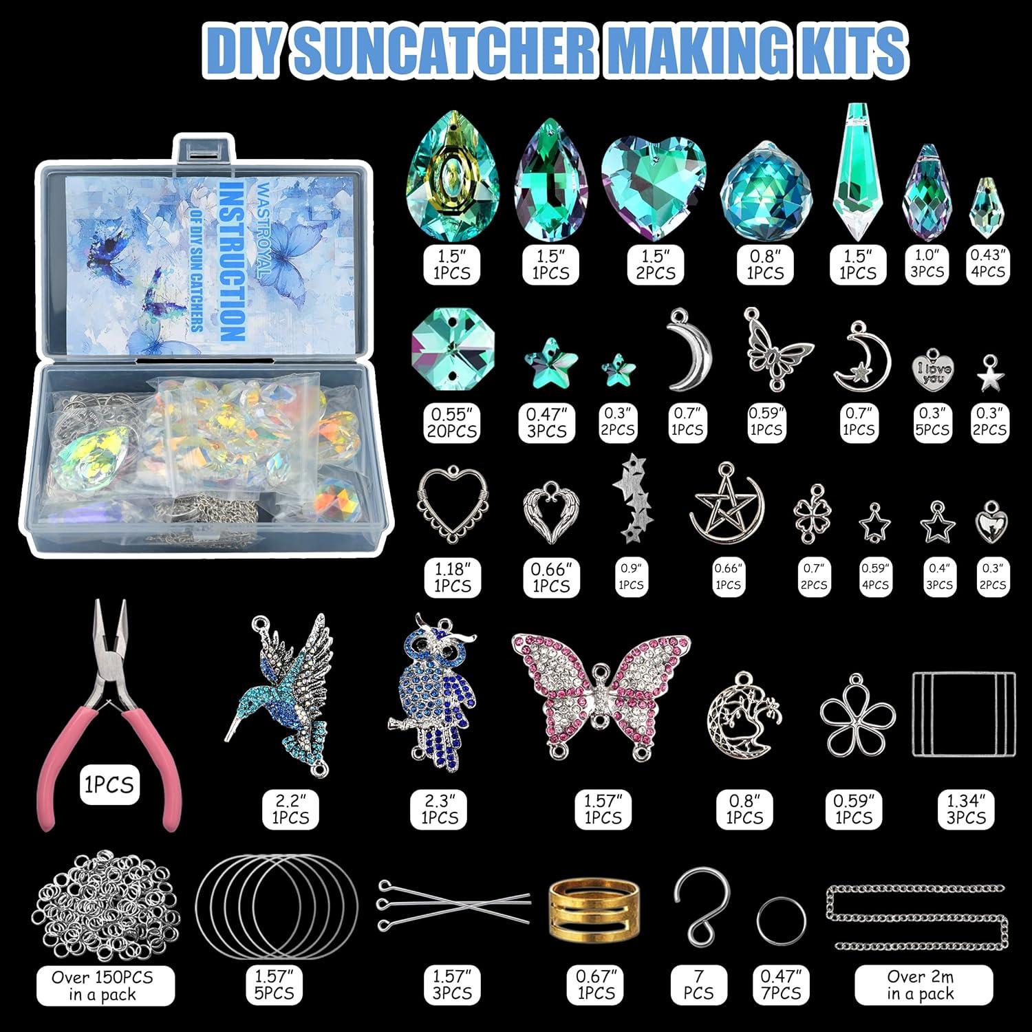 Kit de Atrapa Rayos DIY YUJINGXUAN con Cristales y Accesorios