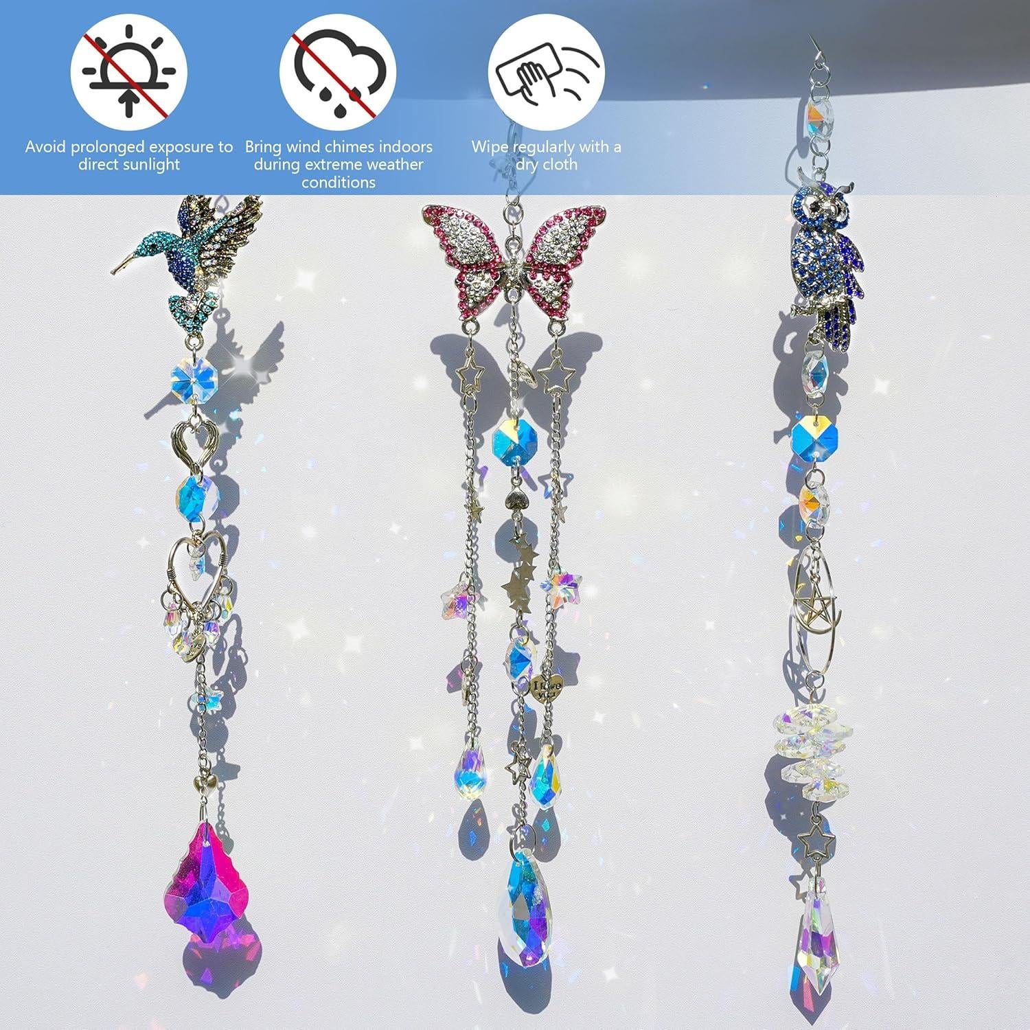 Kit de Atrapa Rayos DIY YUJINGXUAN con Cristales y Accesorios