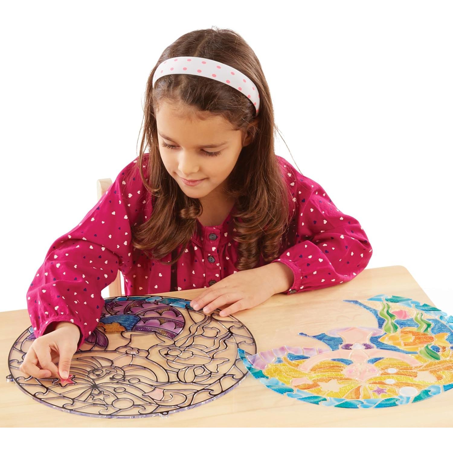 Kit de Manualidades de Vidrio Templado Melissa & Doug Sirenas