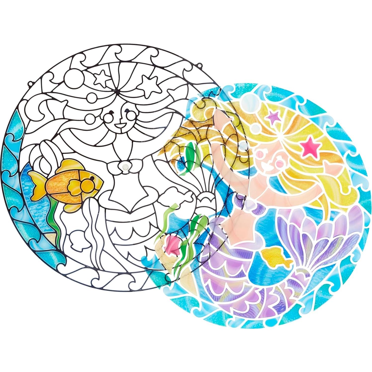 Kit de Manualidades de Vidrio Templado Melissa & Doug Sirenas