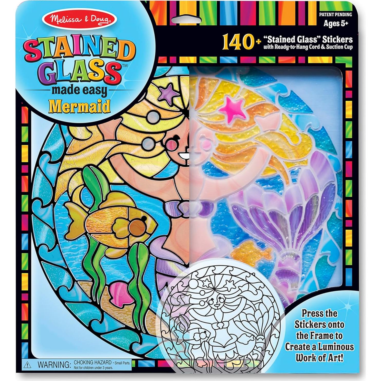 Kit de Manualidades de Vidrio Templado Melissa & Doug Sirenas