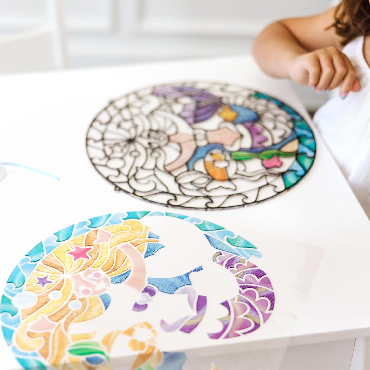 Kit de Manualidades de Vidrio Templado Melissa & Doug Sirenas