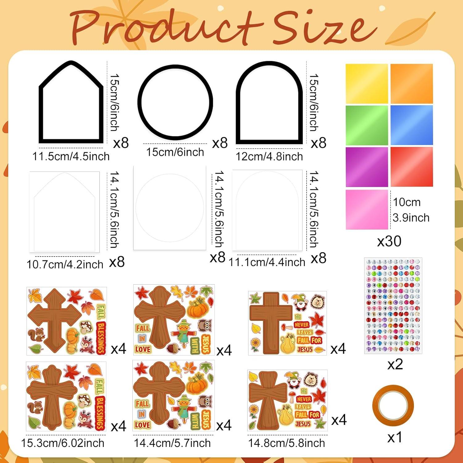 Kit de Manualidades Religiosas Otoño Cinrobiye 24 Piezas