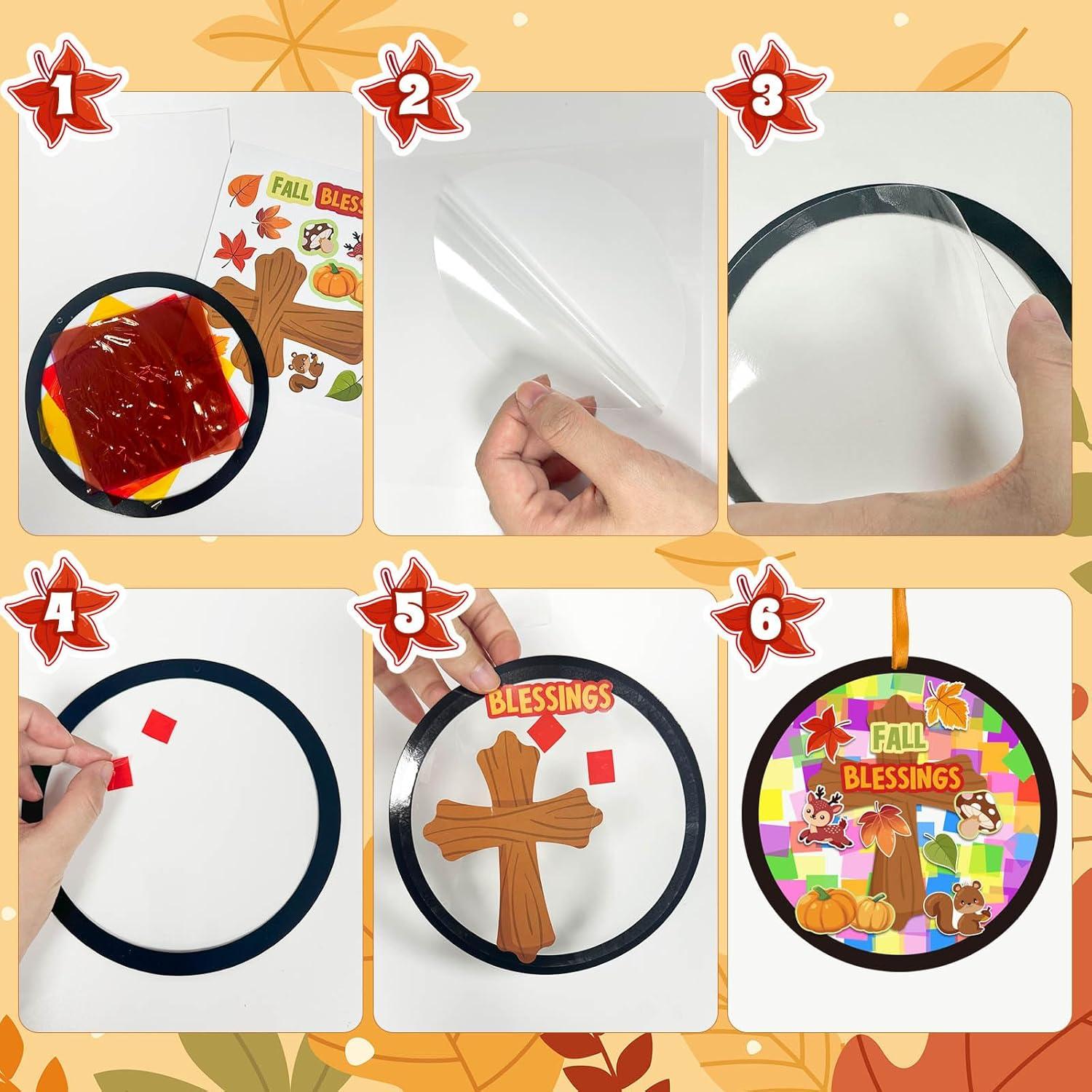 Kit de Manualidades Religiosas Otoño Cinrobiye 24 Piezas