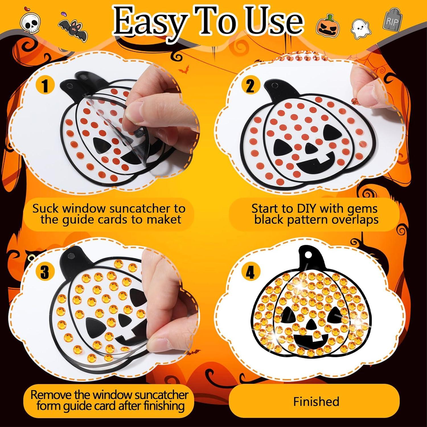 36 Kits de Suncatcher de Halloween Gersoniel - Manualidades DIY