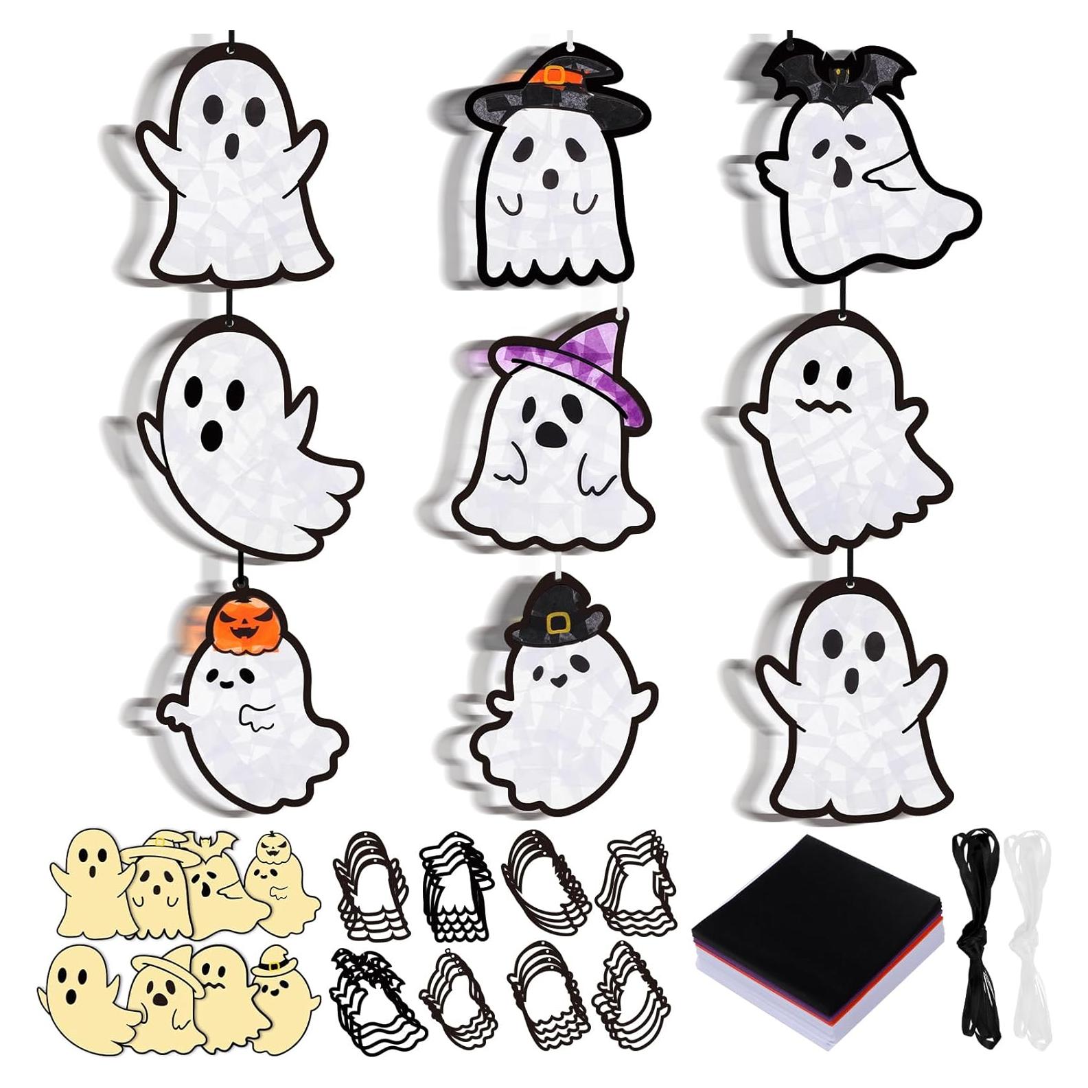 Kit de Manualidades Suncatcher Halloween Tinlade 32 Piezas