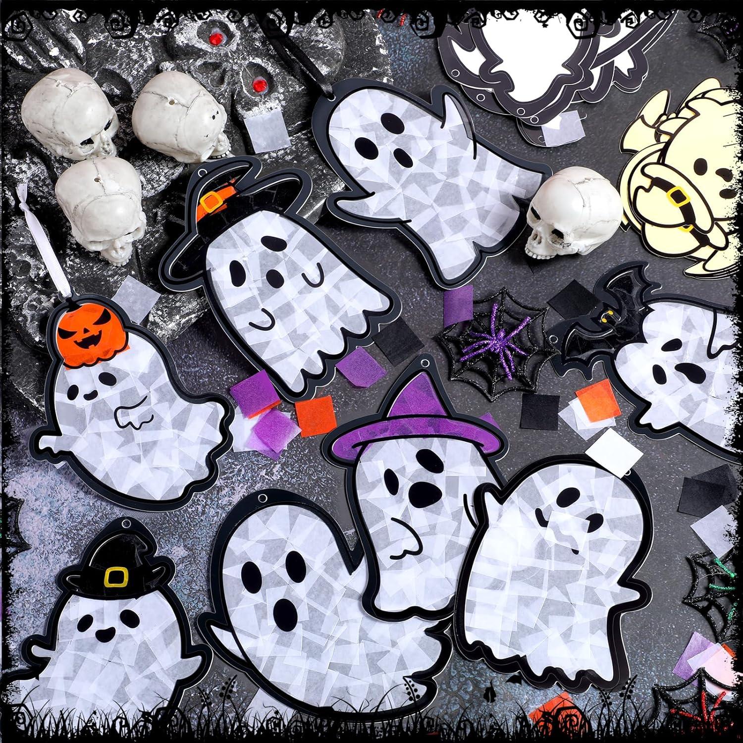 Kit de Manualidades Suncatcher Halloween Tinlade 32 Piezas