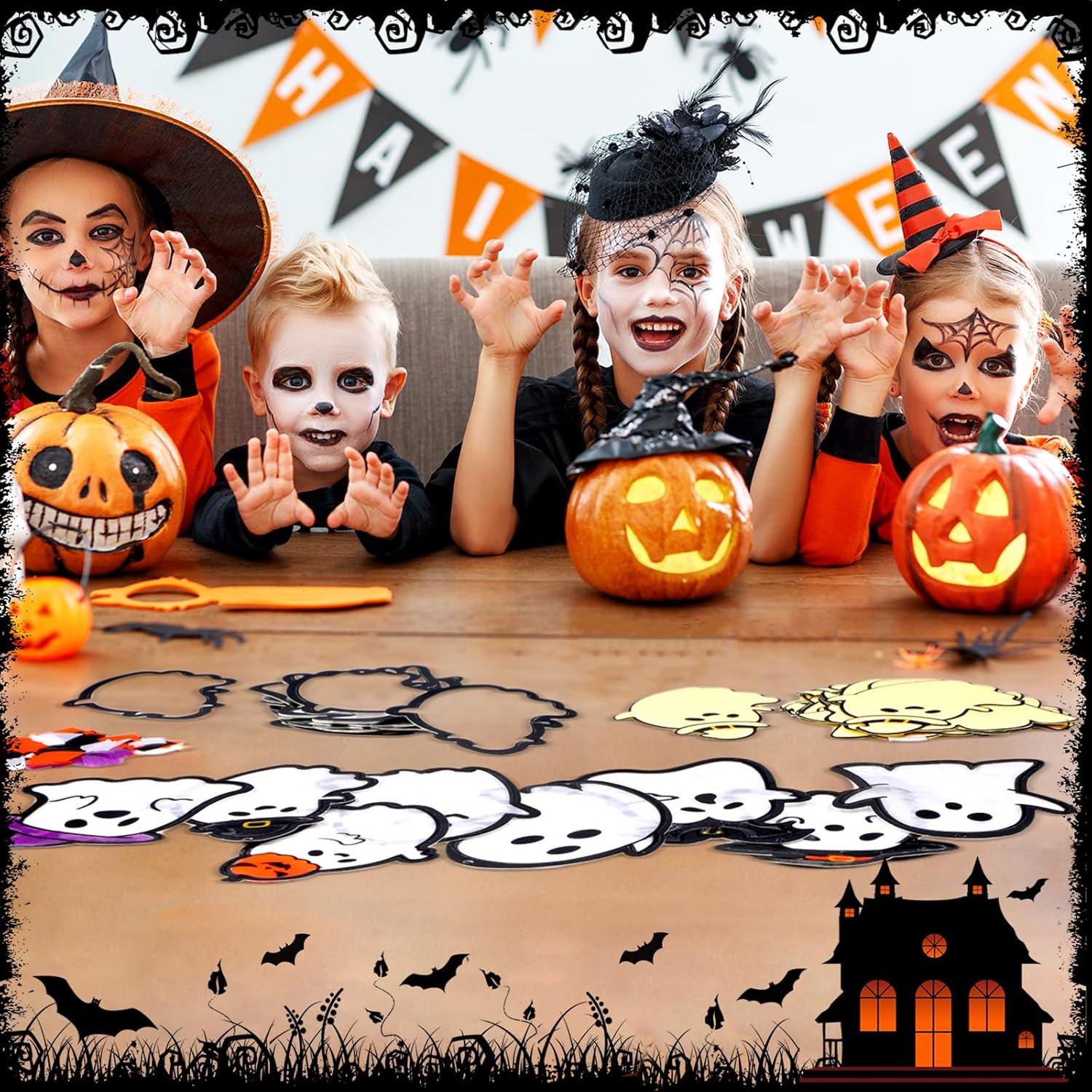 Kit de Manualidades Suncatcher Halloween Tinlade 32 Piezas