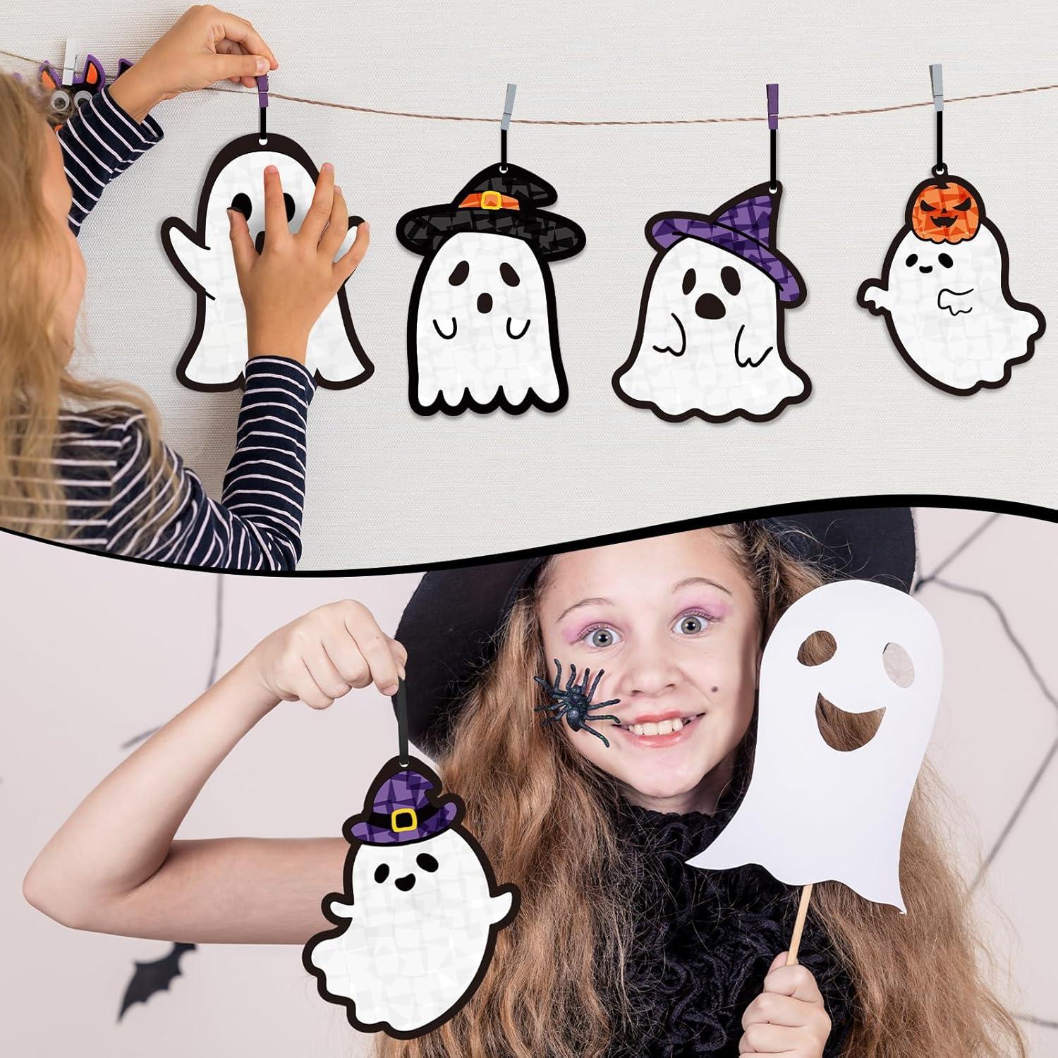 Kit de Manualidades Suncatcher Halloween Tinlade 32 Piezas