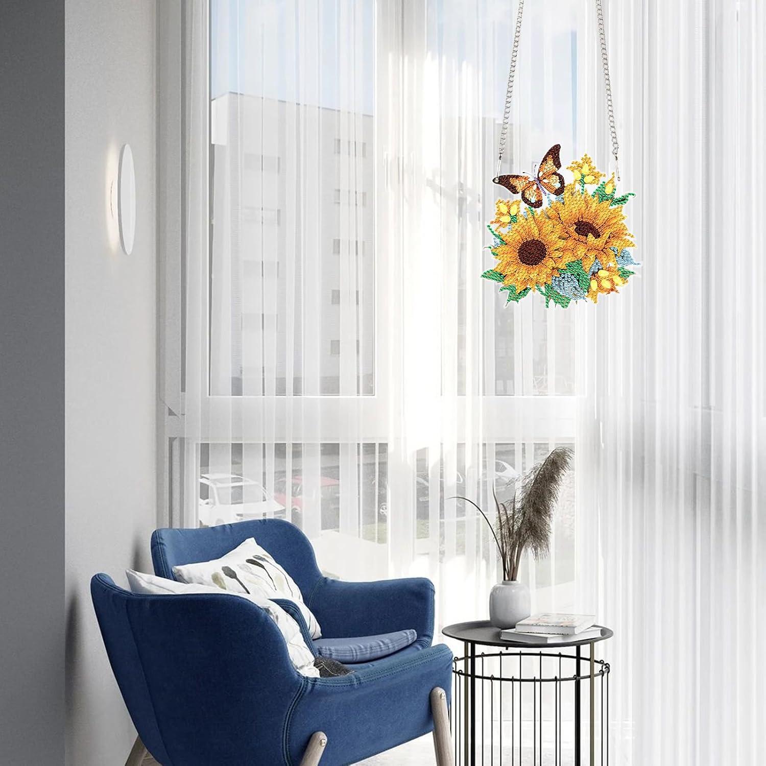 Kit de Adorno Colgante de Diamante AiYuanzsh Mariposa 5D