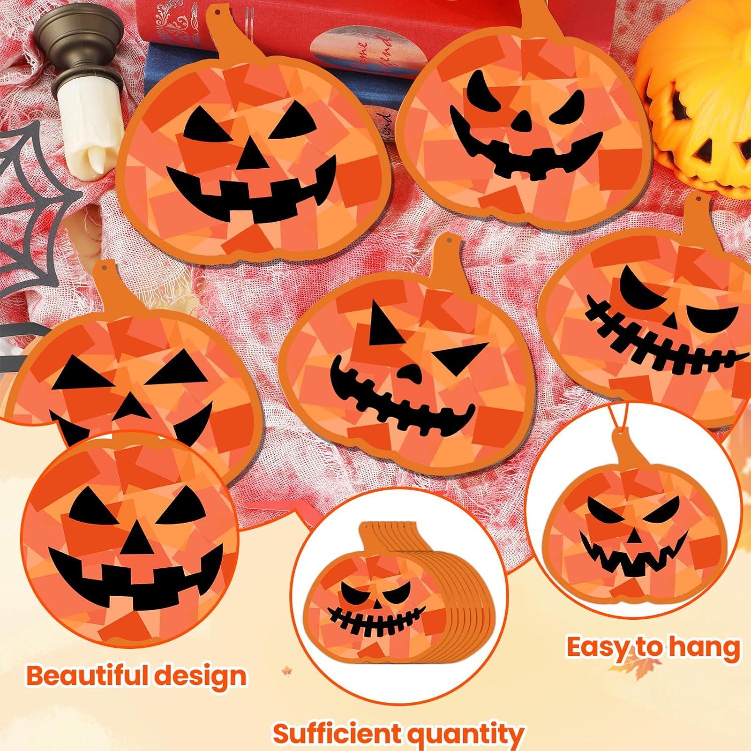 Kit de Manualidades Halloween 32 Piezas Gisgfim - Calabazas DIY