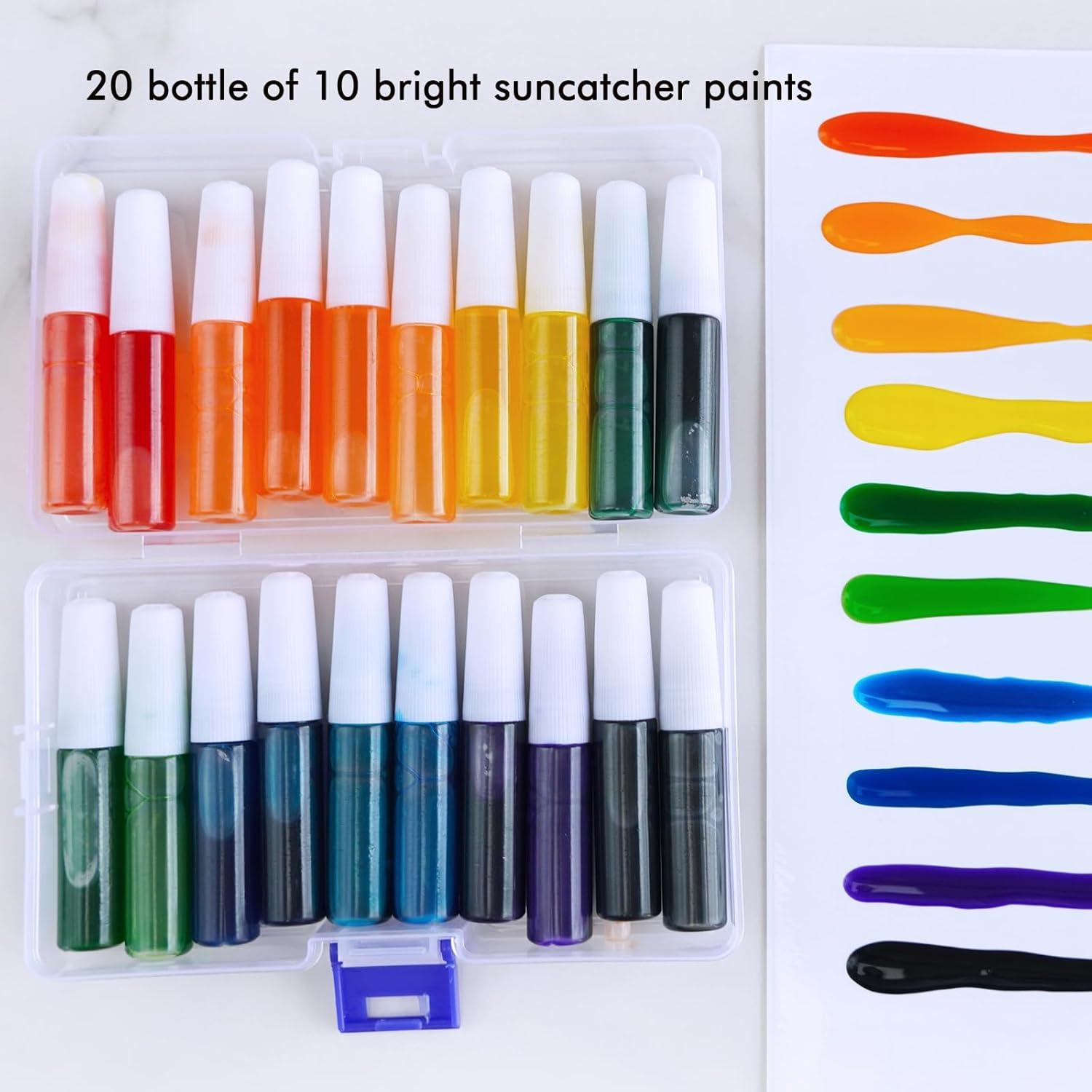 Kit de Manualidades Winlyn 27 Suncatchers Murciélago Halloween