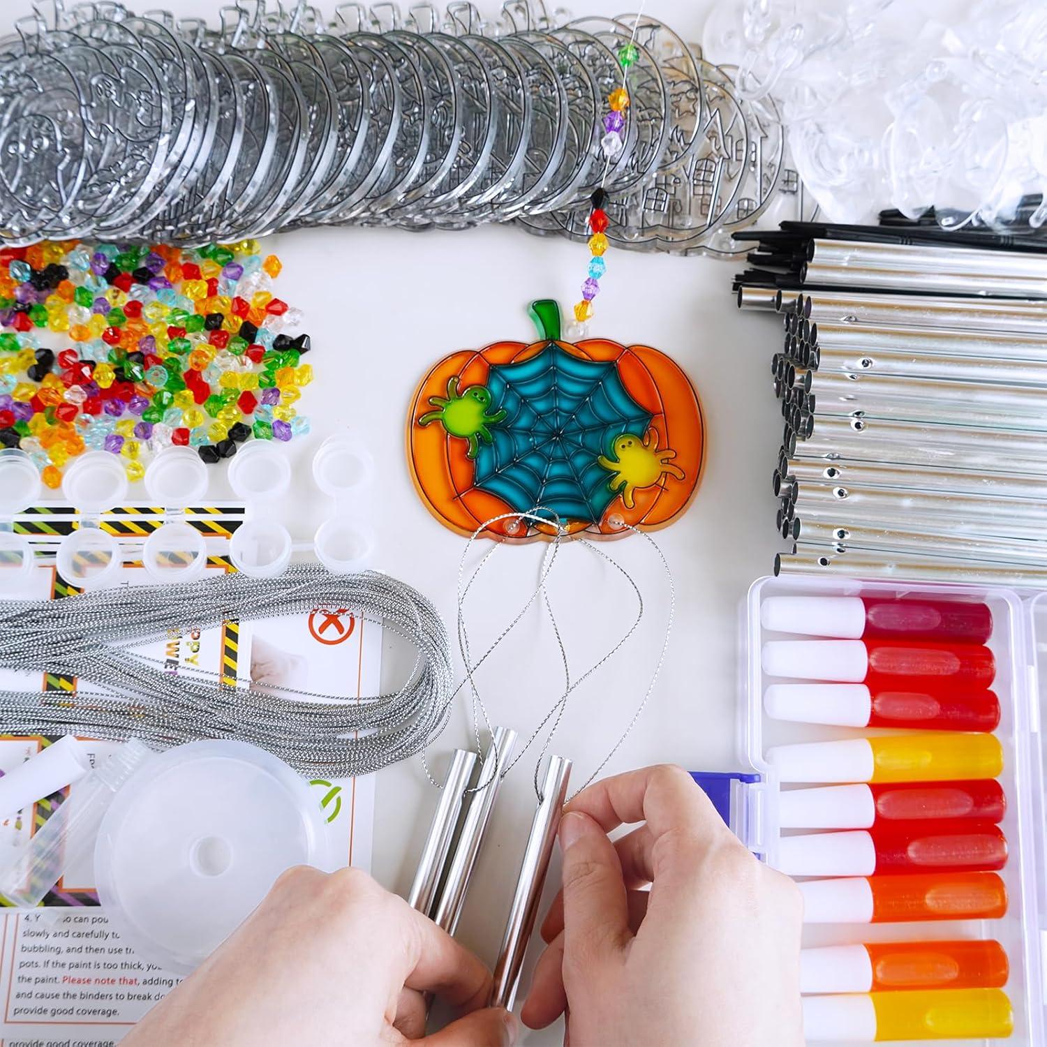 Kits de Manualidades Halloween Winlyn 24 Sets Atrapa Rayos