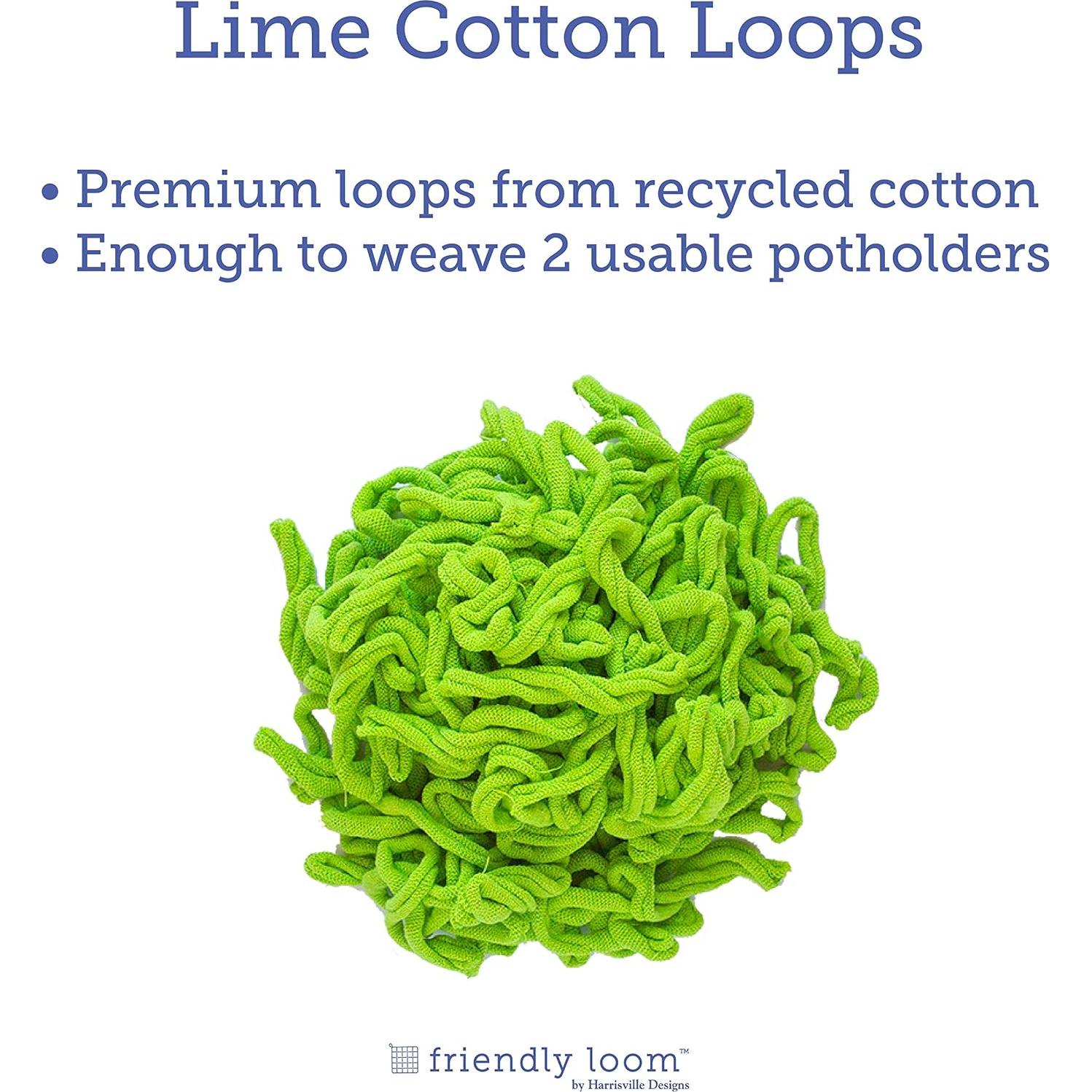 Kit de Bucles de Algodón PRO Harrisville 10" Lima para 2 Agarradores