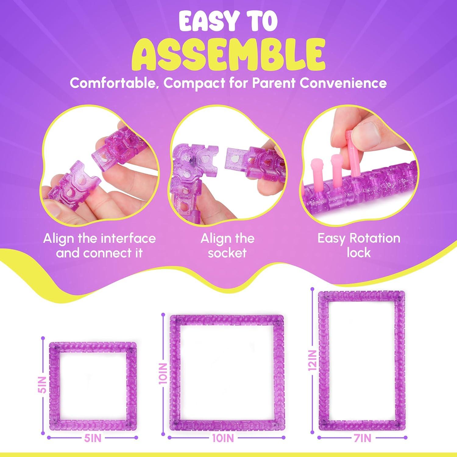 Kit de Telar KITHAVEN para Niños y Adultos - Manualidades DIY