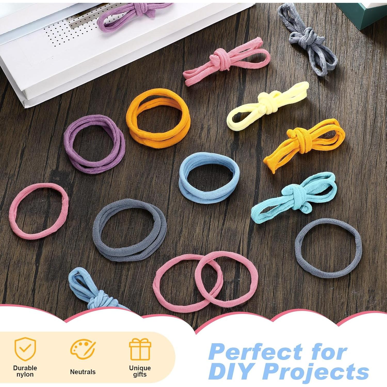 Kit de Tejido Daifunli 600 Lazos 26 cm Multicolor DIY