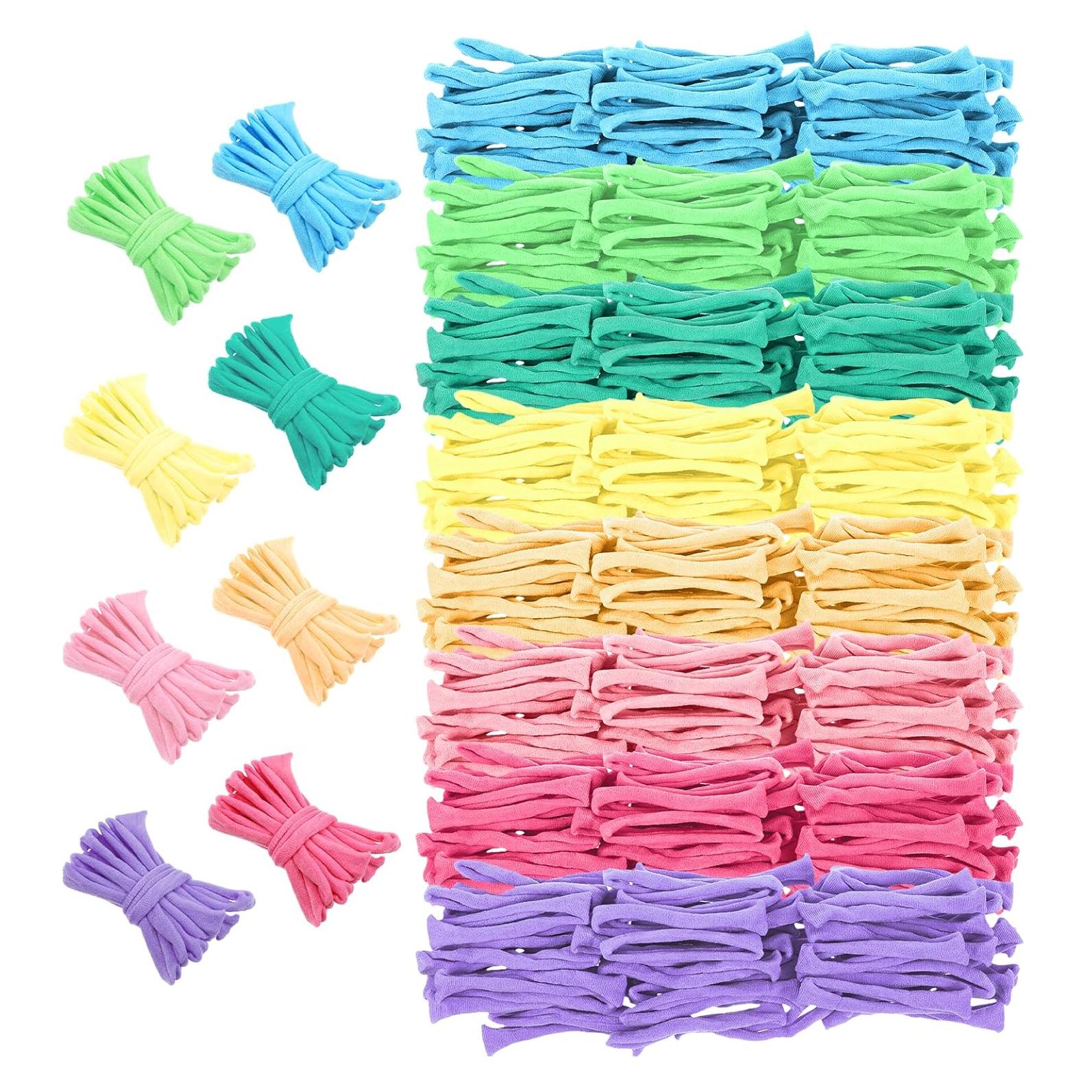 800 Bandas de Telar Coloridas 8cm Apausvcm para Manualidades