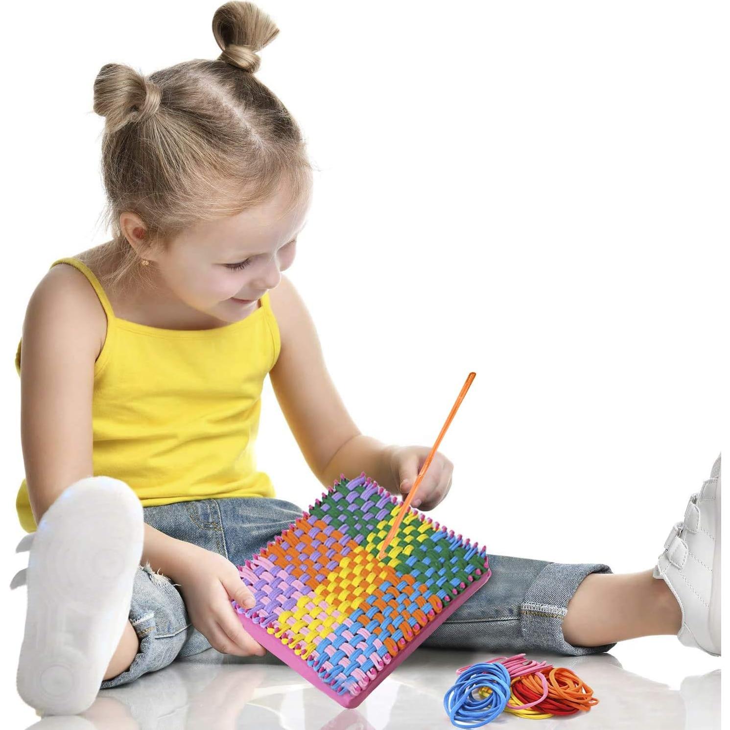 Bucles de Tejido KINMAD 192 Piezas Algodón 11 cm Multicolor