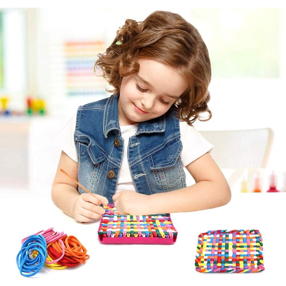 Bucles de Tejido KINMAD 192 Piezas Algodón 11 cm Multicolor