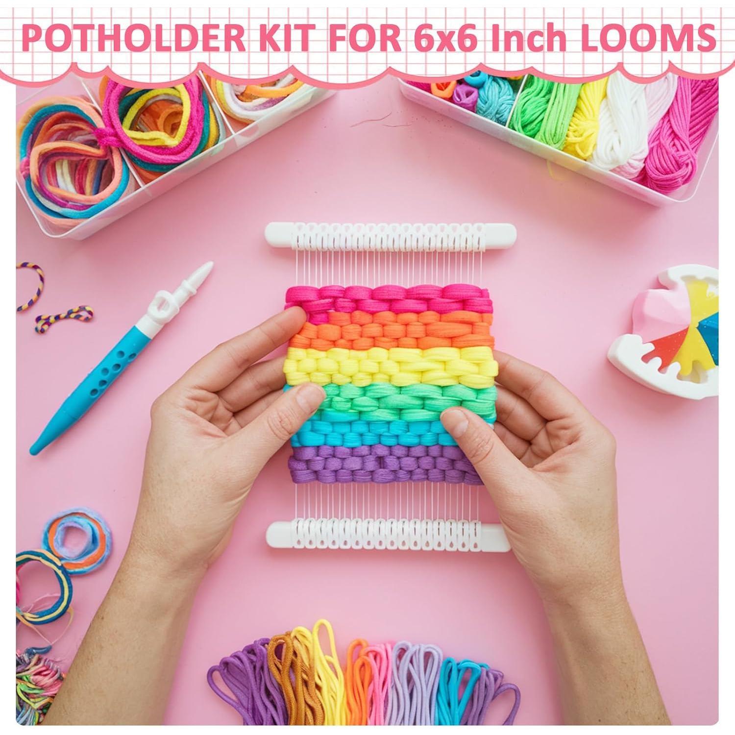 Kit de Bucles de Telar HOFURME 600 Pcs Colores Pastel DIY