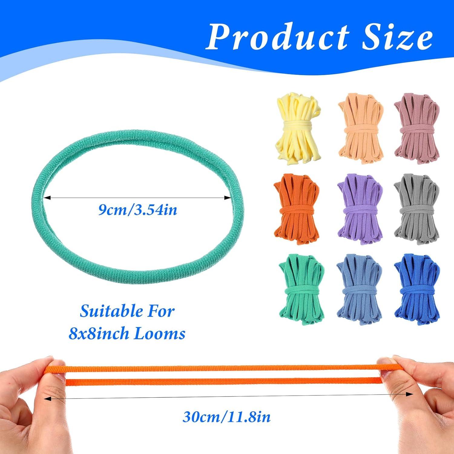 XLIUAX 180 Anillos de Telar de Poliester para Potholders