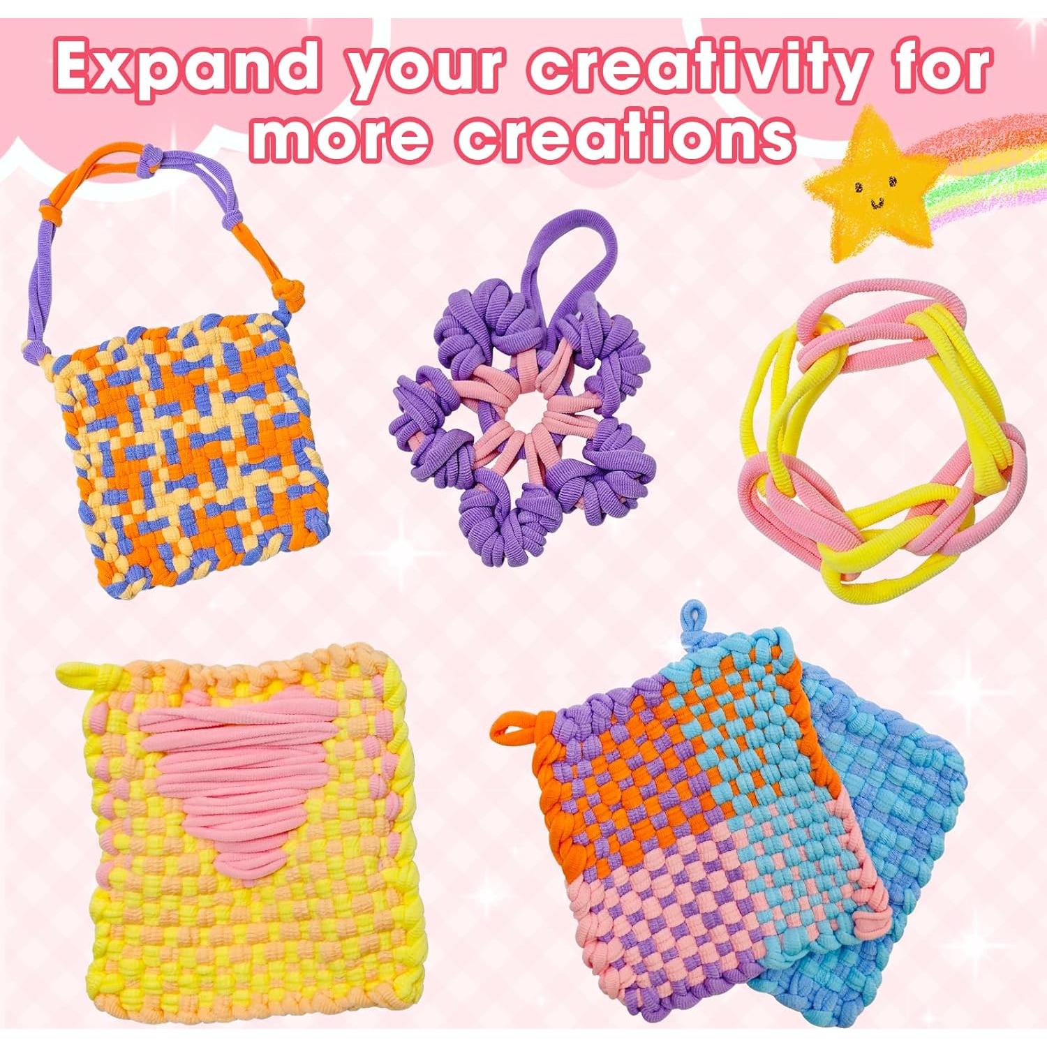 Kit de Telar para Tejer ZJEFUNS 17.78 cm con 240 Bucles